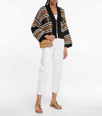Brunello Cucinelli o1y0725 Cardigan in Multicolor Size XXL / US 16-18 / IT 52-54 - 4 Thumbnail