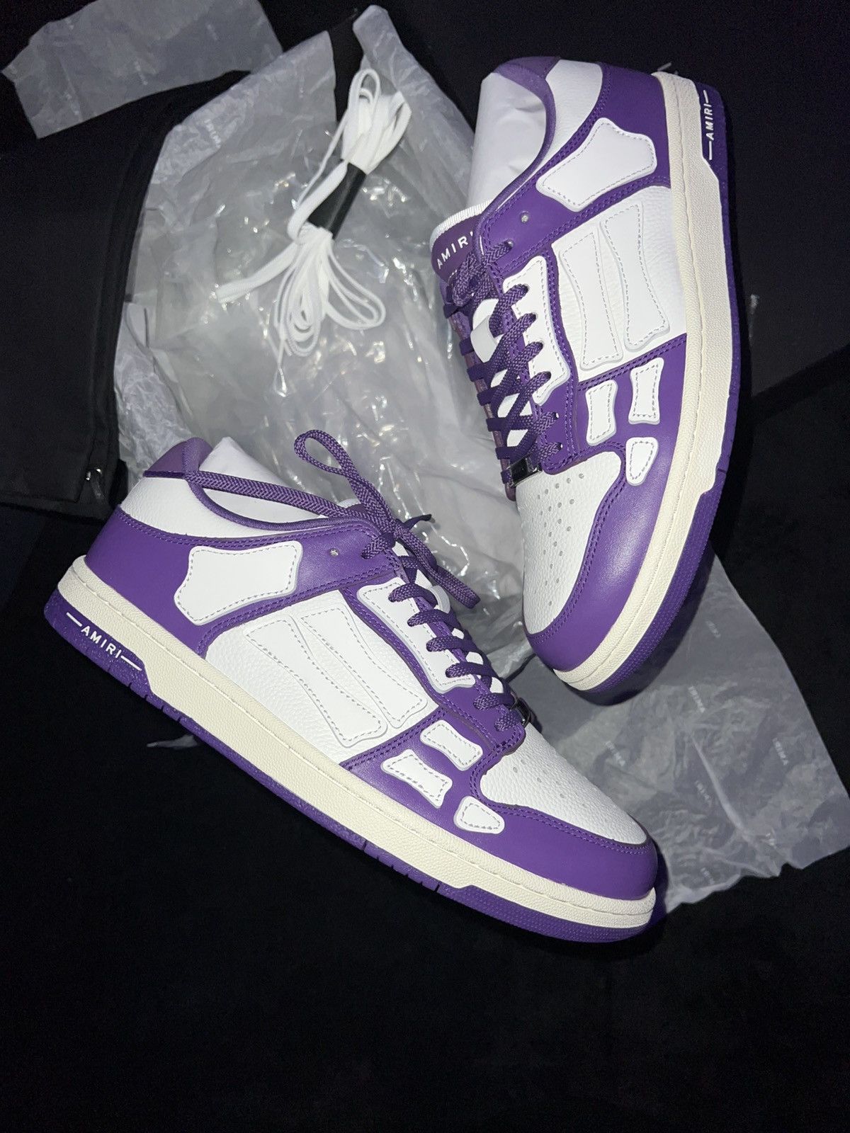 Amiri Amiri Skel Low-Top “Purple” BNWT Size US 11 / EU 44 - 3 Thumbnail