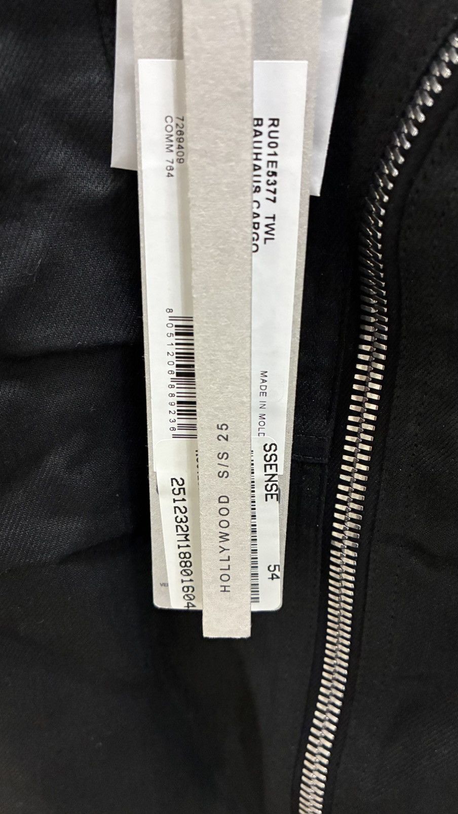 Rick Owens Rick Owens Bauhaus Black Cargo Pants Size US 38 / EU 54 - 7 Thumbnail