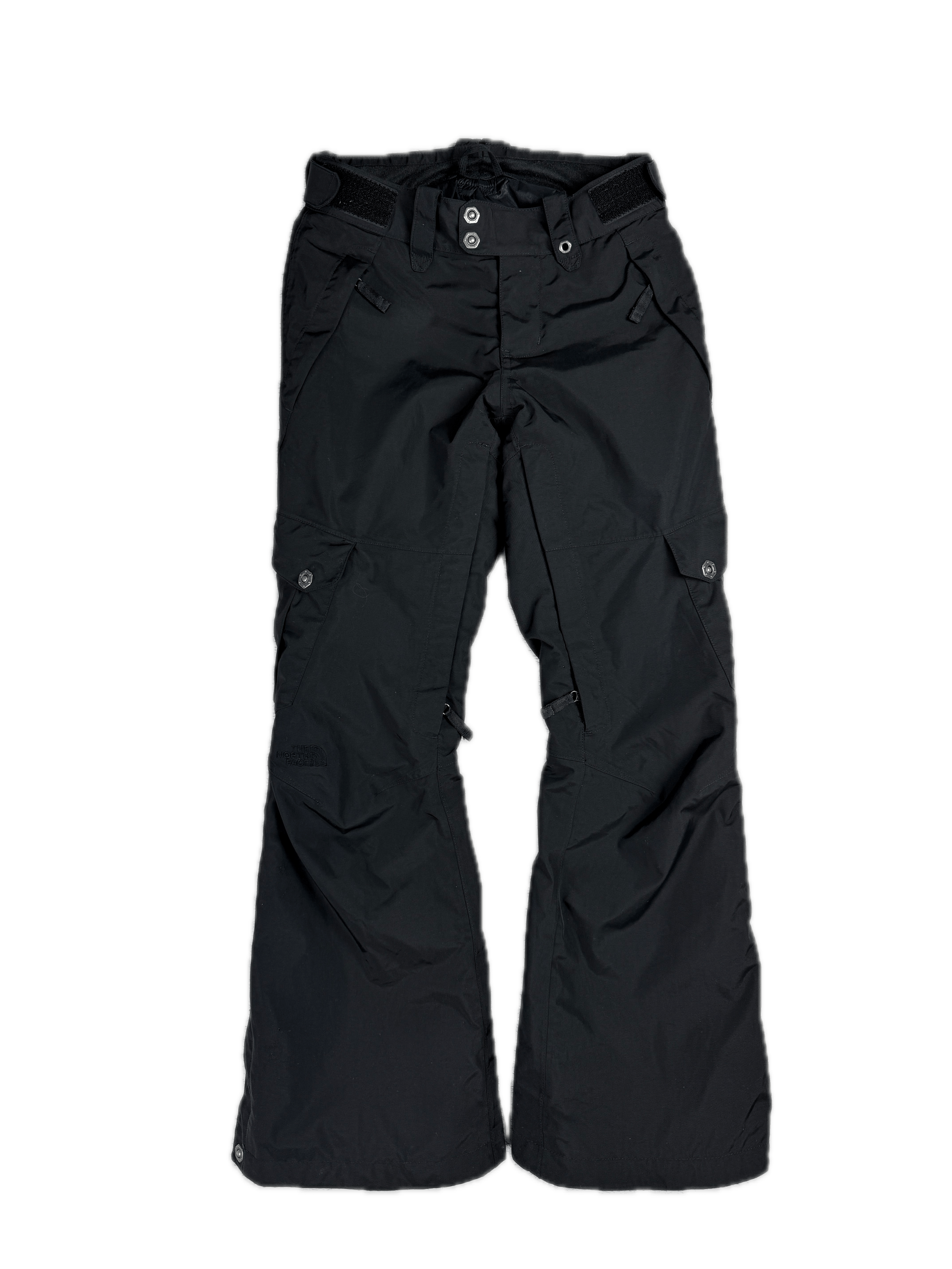 The North Face The North Face Women Snow HyVent Pants Ski Cargo Black Size 26" / US 2 / IT 38 - 1 Thumbnail