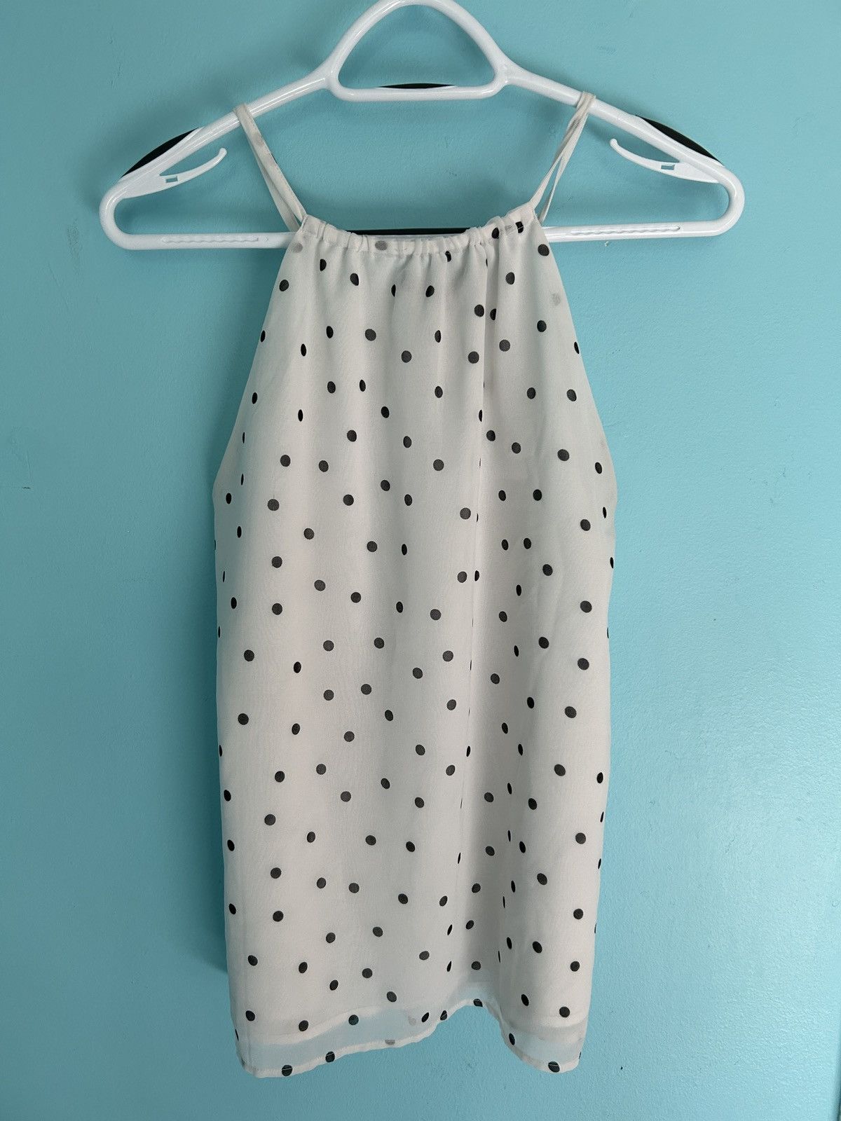 Banana Republic White polka dot sleeveless blouse size M Size M / US 6-8 / IT 42-44 - 3 Thumbnail