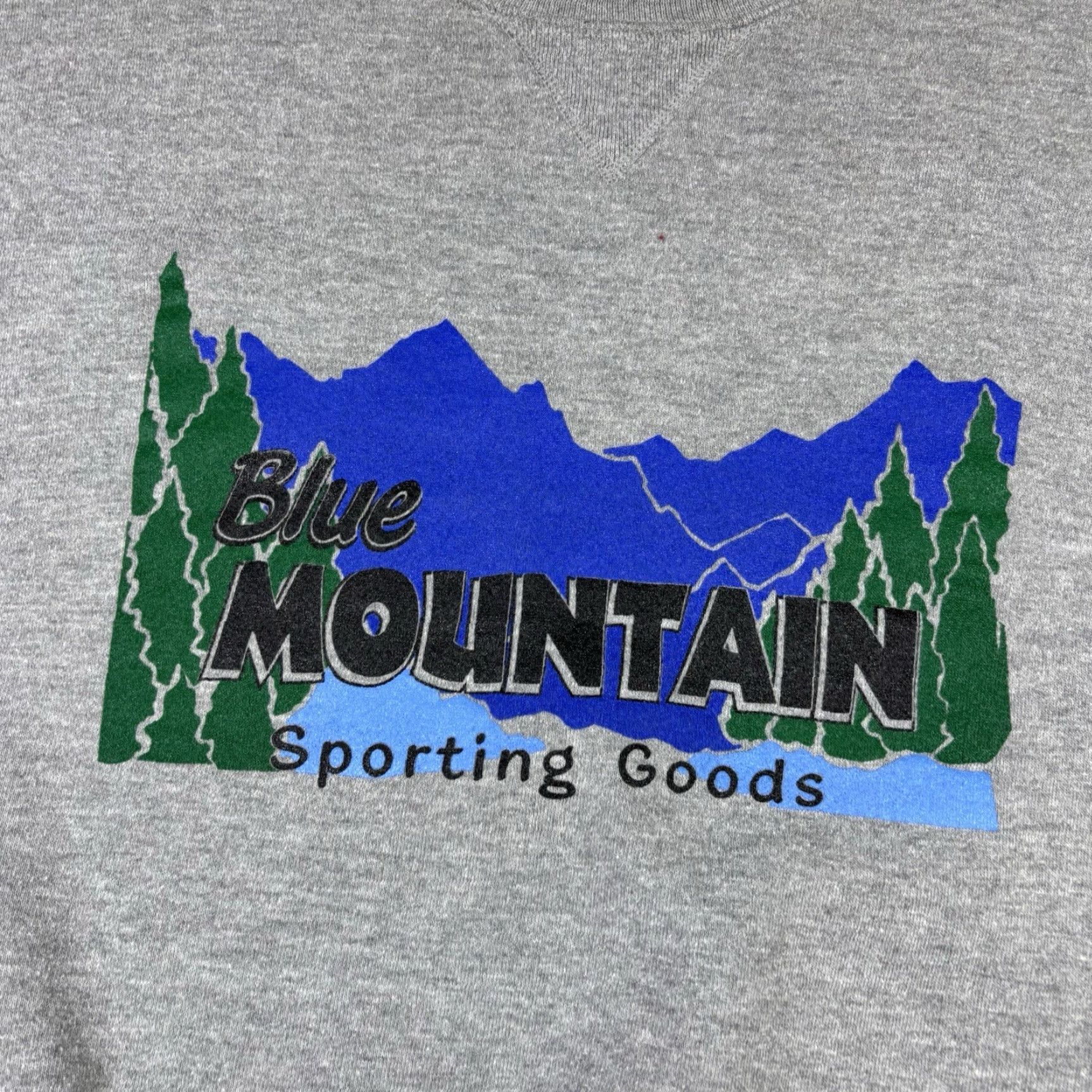Russell Athletic VINTAGE Russell Athletic Blue Mountain Crewneck Promo Sweatshirt XL Men Gray Cotton Fleece Graphic Print Logo College Basketball Pullover Size XL Size US XL / EU 56 / 4 - 3 Thumbnail