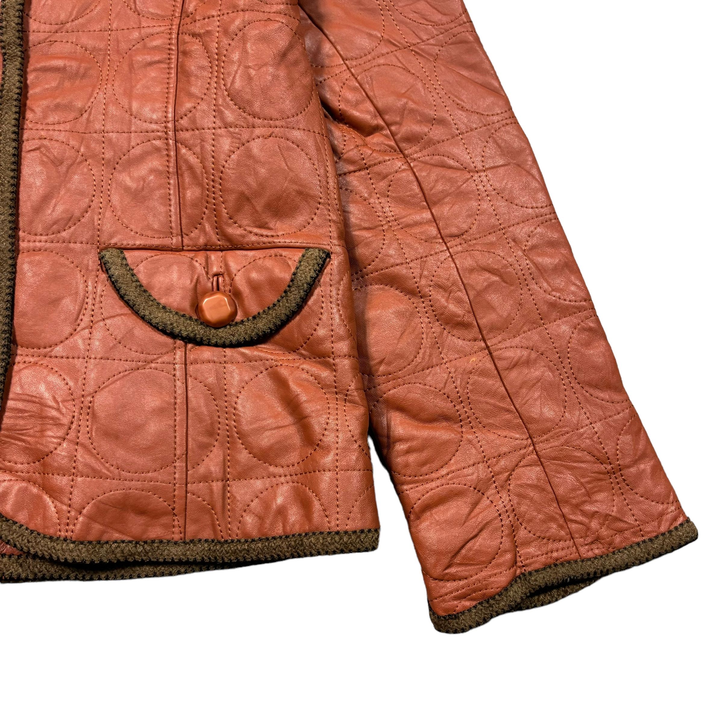 Balmain Vintage balmain leather jacket Size S / US 4 / IT 40 - 4 Thumbnail