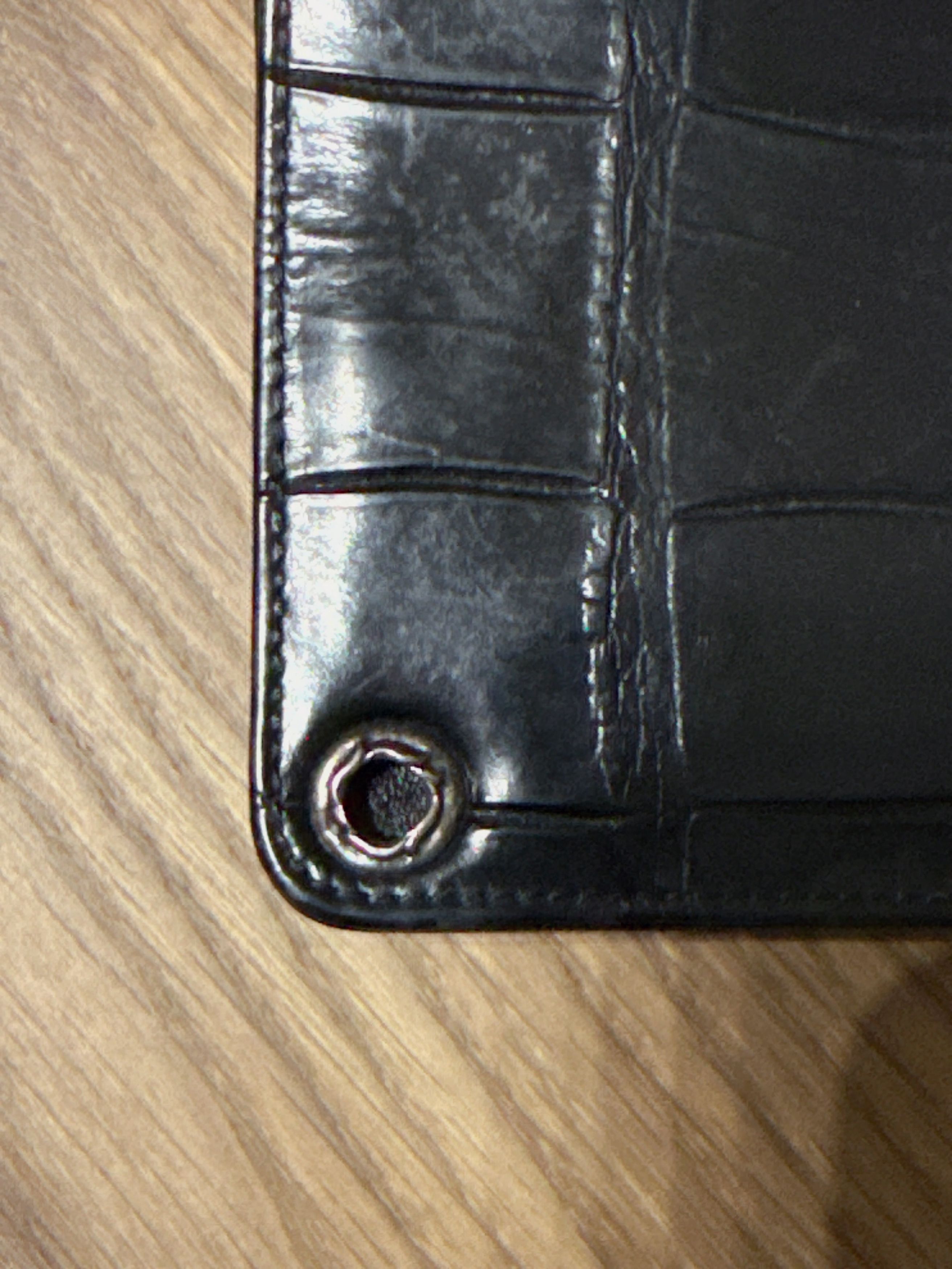 Chrome Hearts Rare Chrome hearts Black Alligator Leather Wallet Size ONE SIZE - 9 Thumbnail
