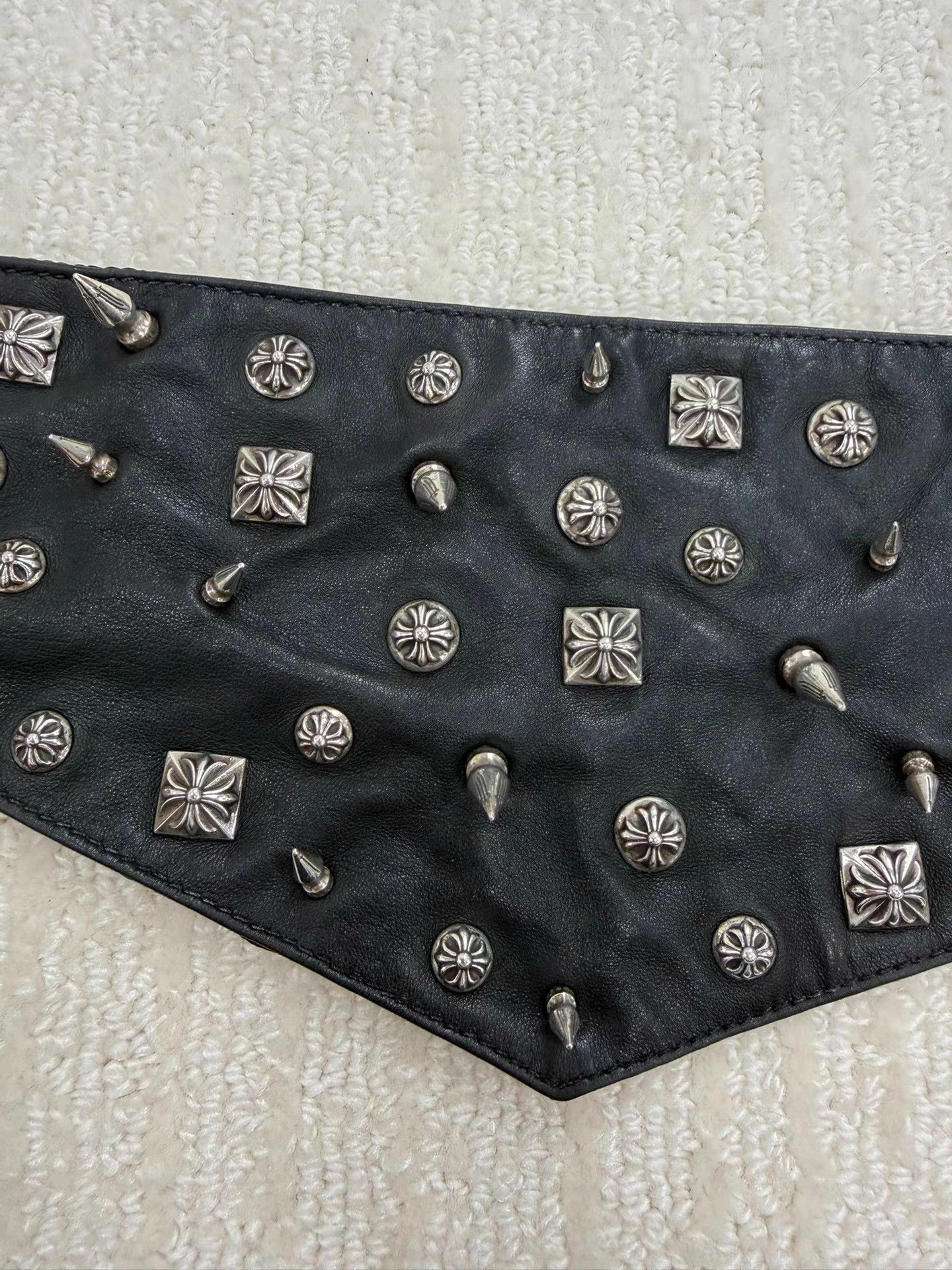 Chrome Hearts Chrome Hearts Full Silver Embellished Scarf & Face Mask K2 Size ONE SIZE - 5 Thumbnail
