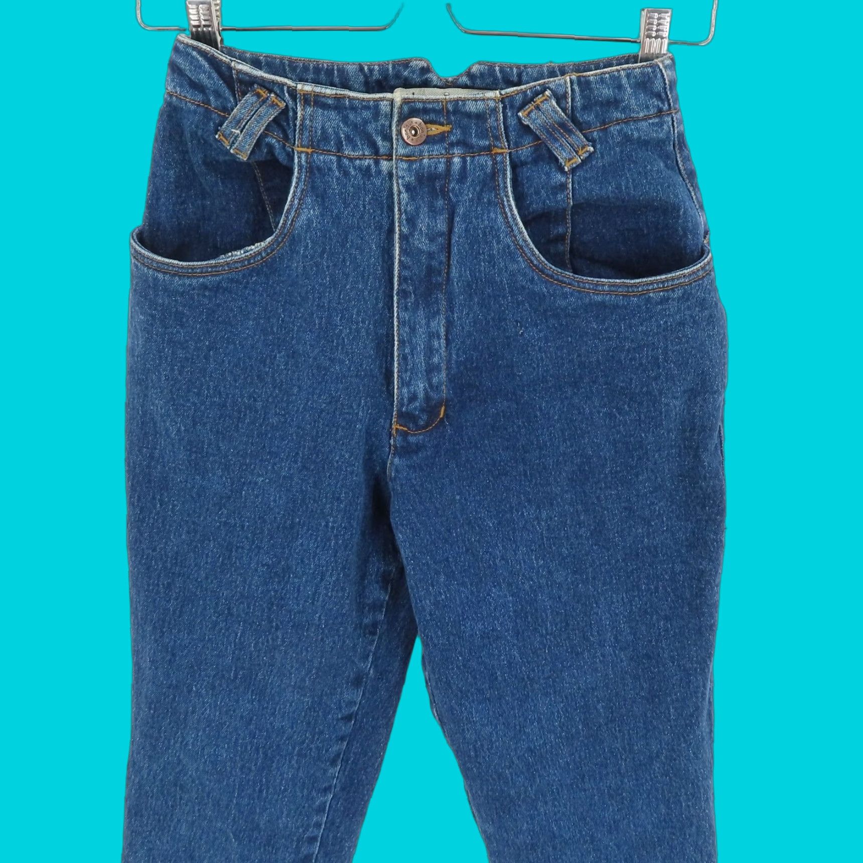 Vintage VINTAGE BonJour Jeans Denim Blue 5-Pocket Regular Women 10 High Waist Mom Cotton VTG Jeans Women Blue Denim VTG Size 32" / US 10 / IT 46 - 1 Thumbnail