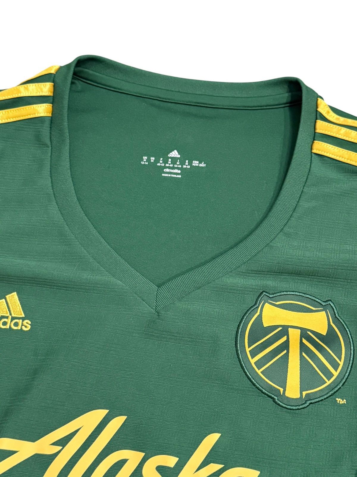 Adidas Adidas Portland Timbers Alaska Airlines Women Green Jersey Size M / US 6-8 / IT 42-44 - 2 Thumbnail
