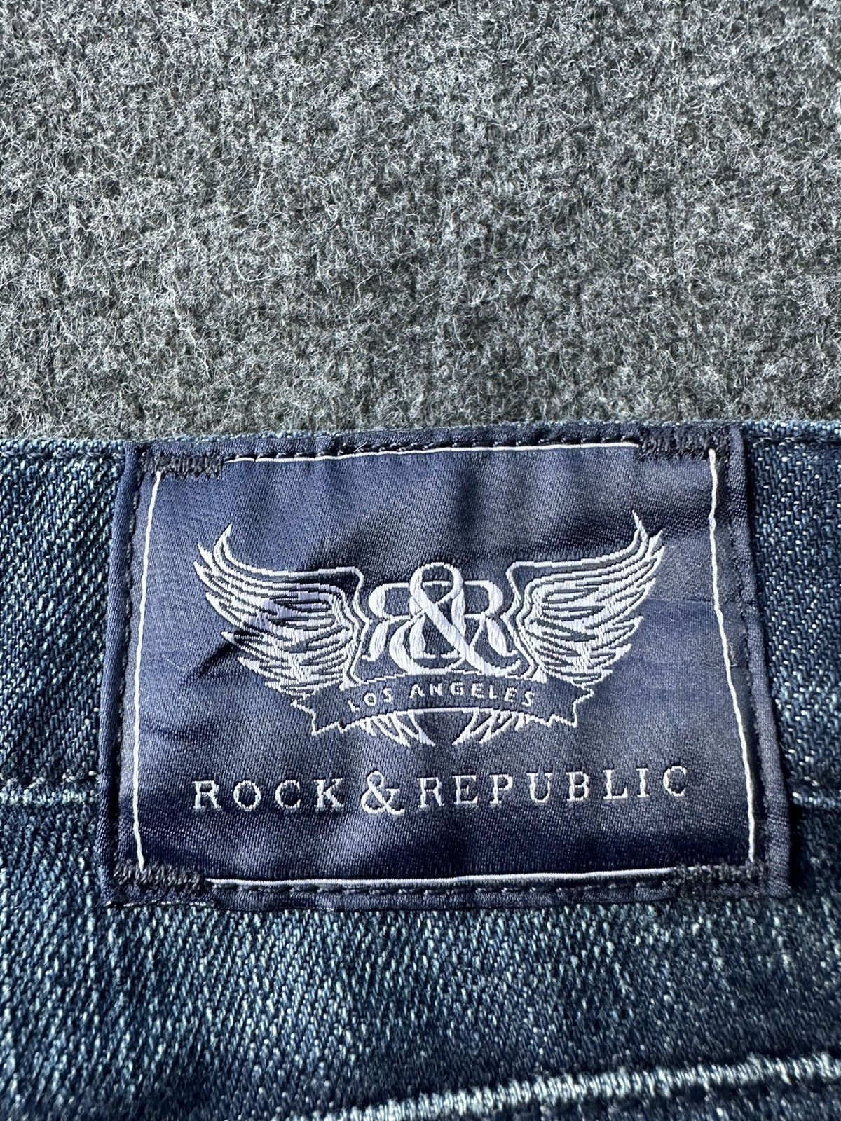 Rock & Republic Rock & Republic Slim Straight Denim 29x36 D178 Size US 29 - 7 Thumbnail