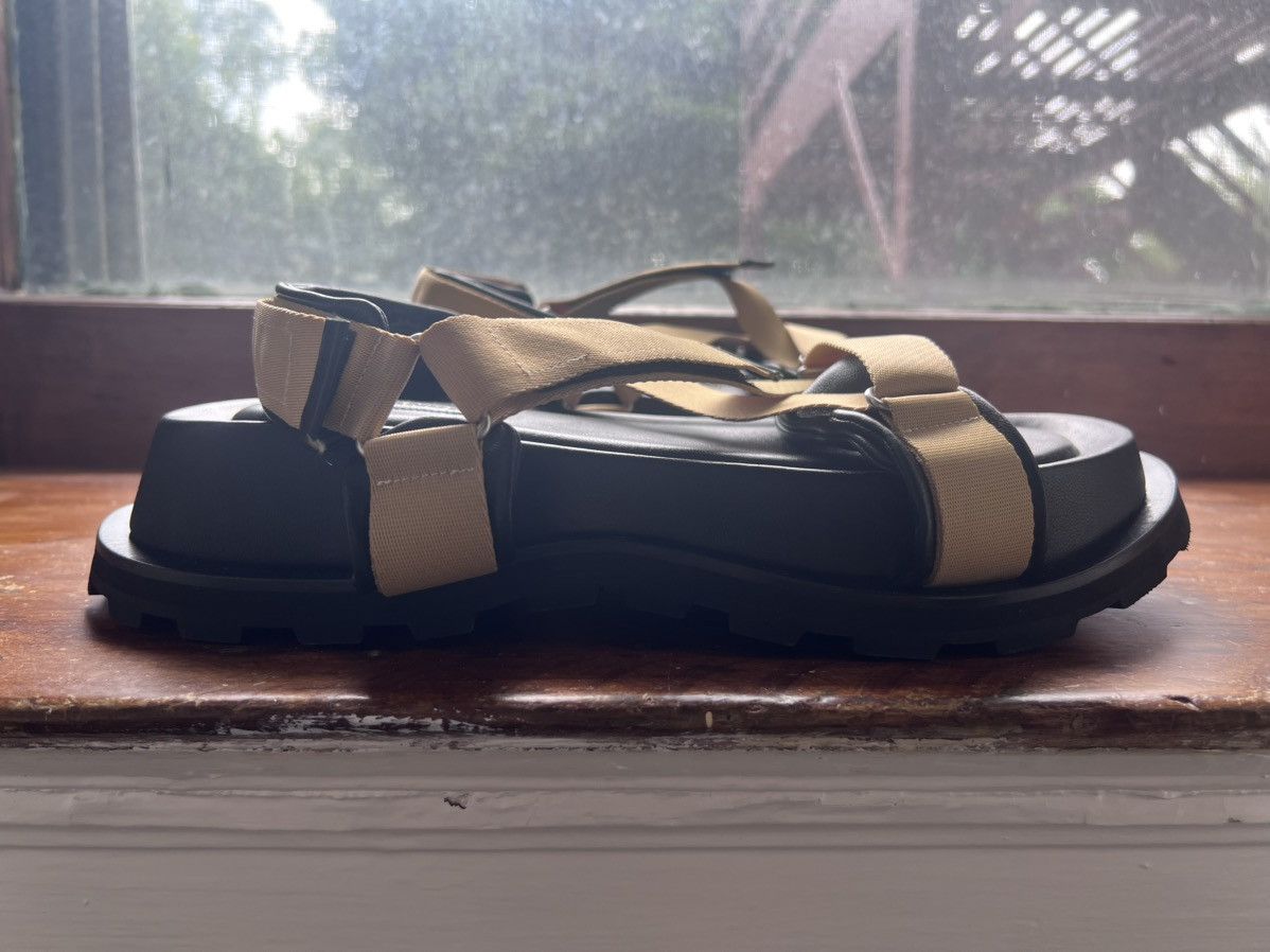 Jil Sander $1.3k nylon, leather sandals with tread sole, EU42, Italy Size US 9 / EU 42 - 3 Thumbnail