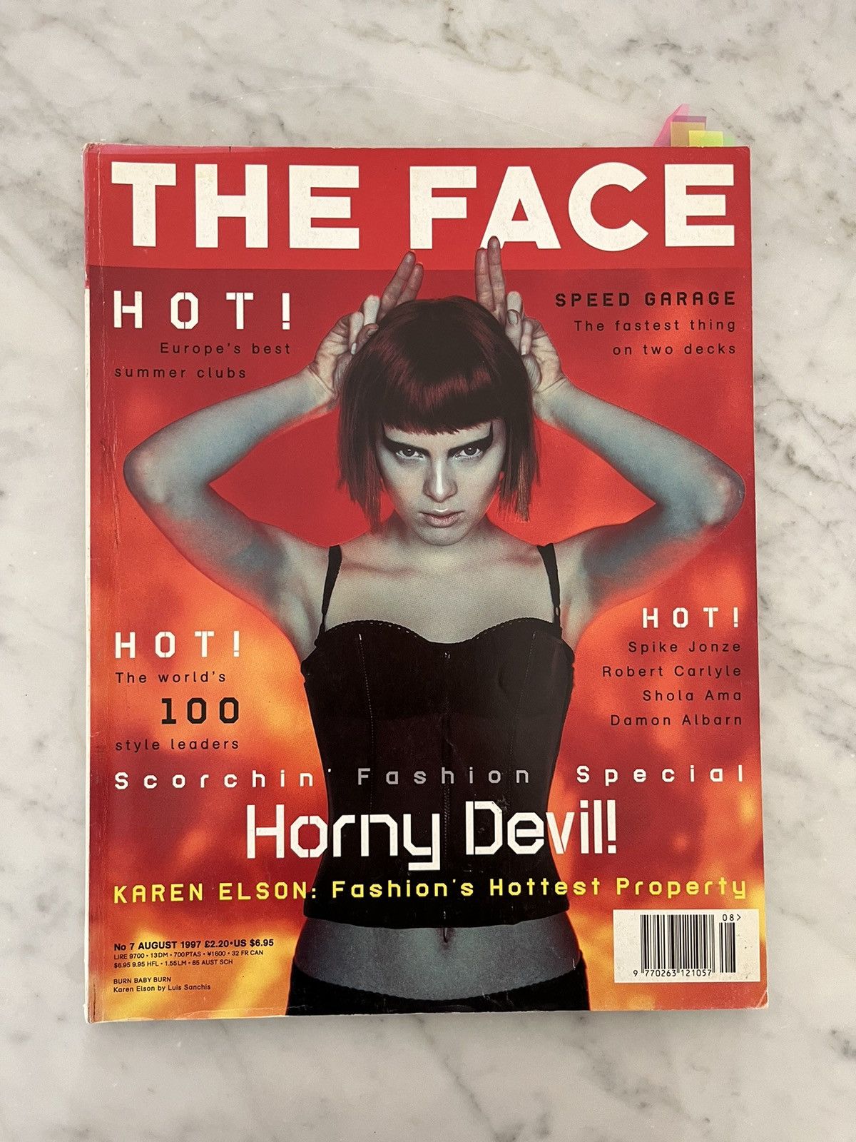Vintage THE FACE MAGAZINE AUGUST 1997 / VOLUME 3 NUMBER 7 Size ONE SIZE - 1 Thumbnail