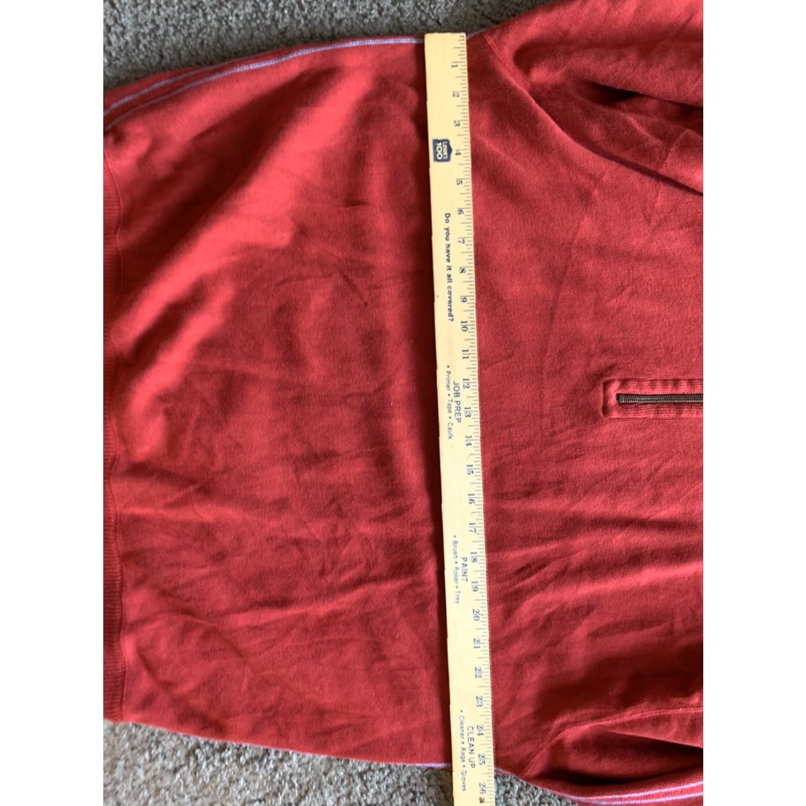 Tommy Bahama Tommy Bahama Sweatshirt Men XL Maroon Quarter Zip Long Sleeve Pullover Embroidered Logo Size US XL / EU 56 / 4 - 4 Thumbnail
