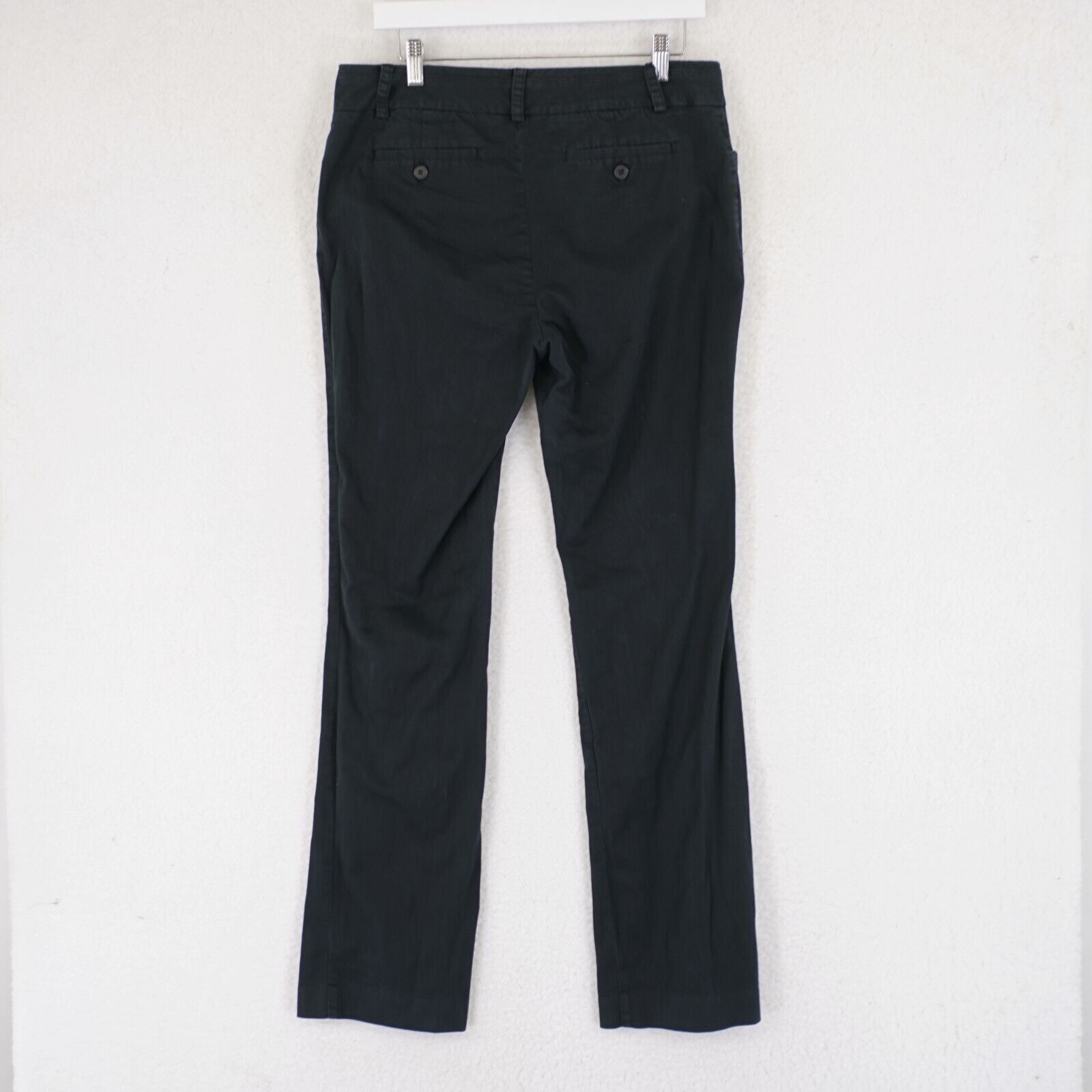 Designer New York & Company Black Stretch Trousers / Dress Pants 10 T Size 32" / US 10 / IT 46 - 3 Thumbnail