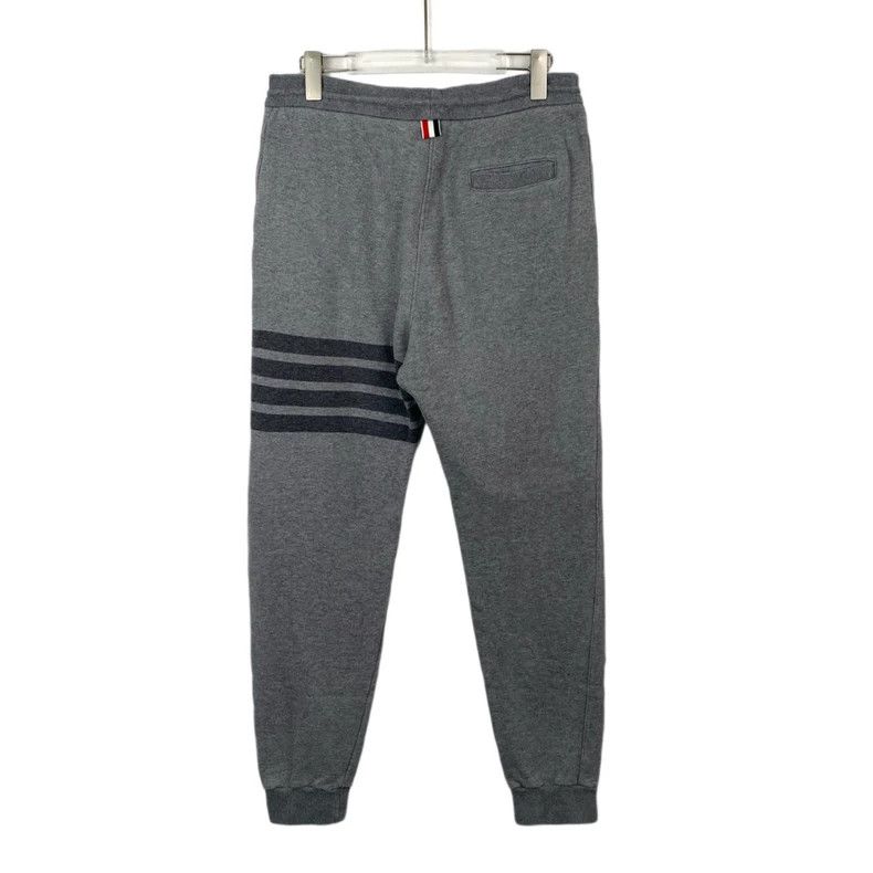 Thom Browne Thom Browne Size 2 Gray classic four-bar elastic drawstrin Size US 30 / EU 46 - 2 Thumbnail