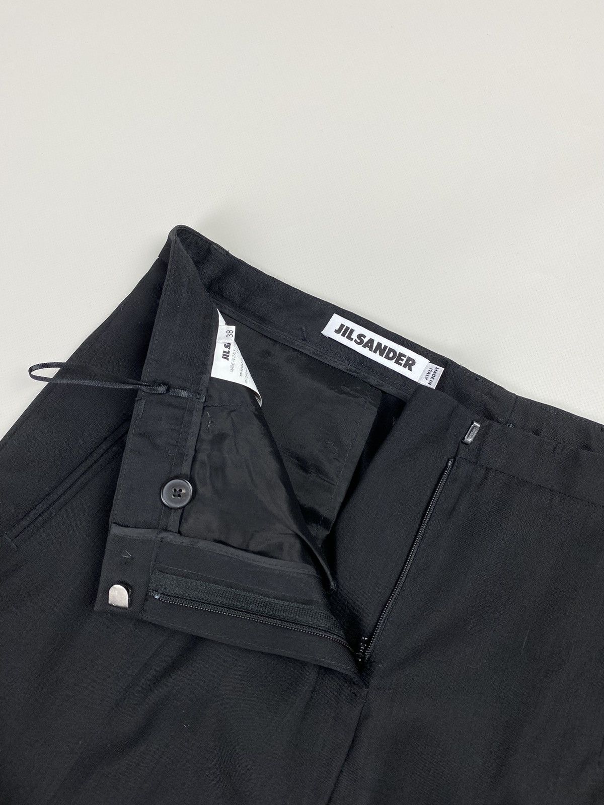 Jil Sander × Vintage Jil Sander ladies wool dress pants trousers size 38/ M Size 26" / US 2 / IT 38 - 11 Thumbnail