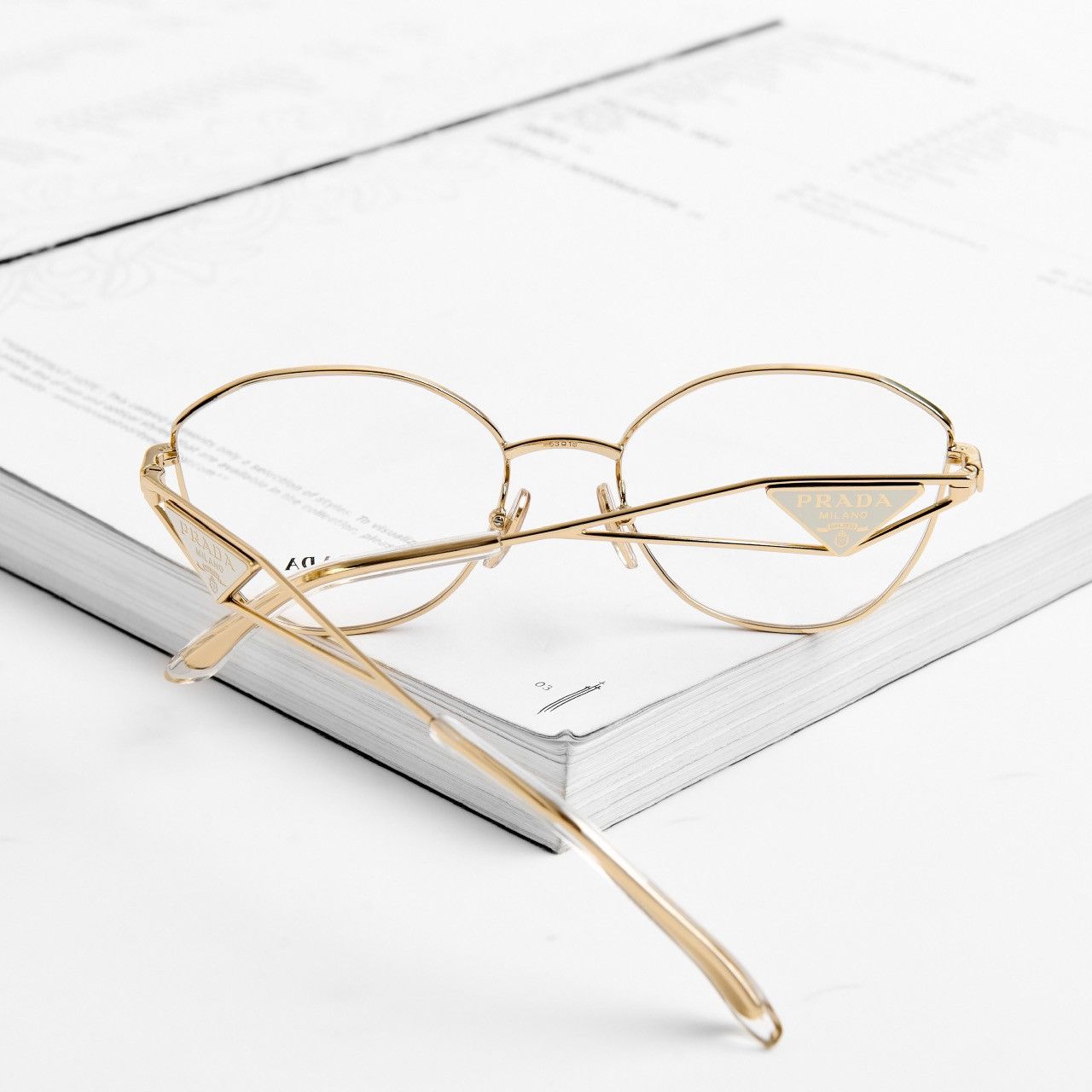Prada PRADA 0PR 52ZV ZVN1O1 GLASSES Size ONE SIZE - 7 Thumbnail