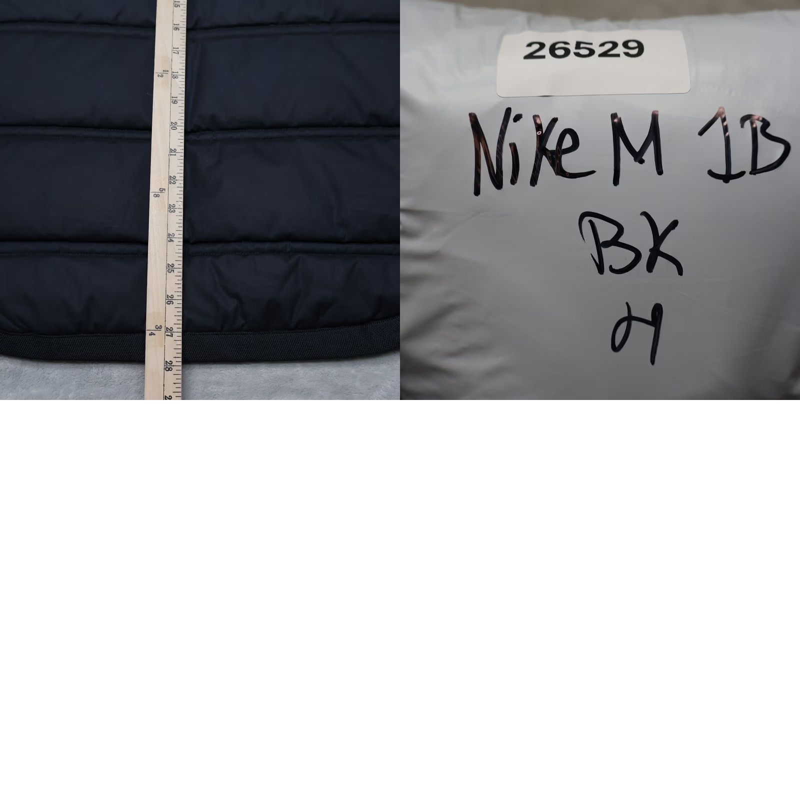 Nike Nike Vest Mens Small Black Lightweight Packable Full Zip Winter Quilted Puffer Size US S / EU 44-46 / 1 - 8 Thumbnail