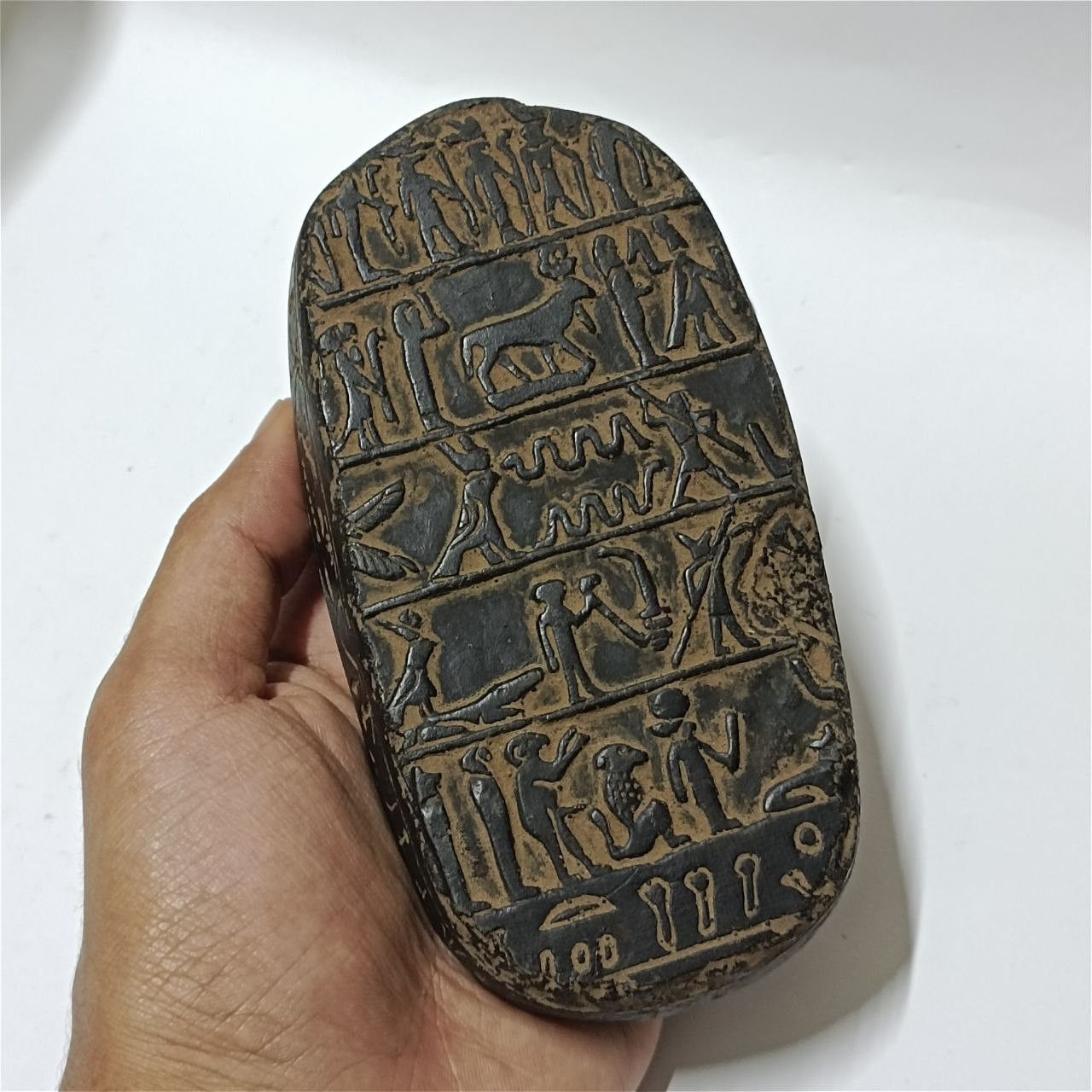 Other Ancient Egyptian scarab stone carving with hieroglyphs Size ONE SIZE - 3 Thumbnail