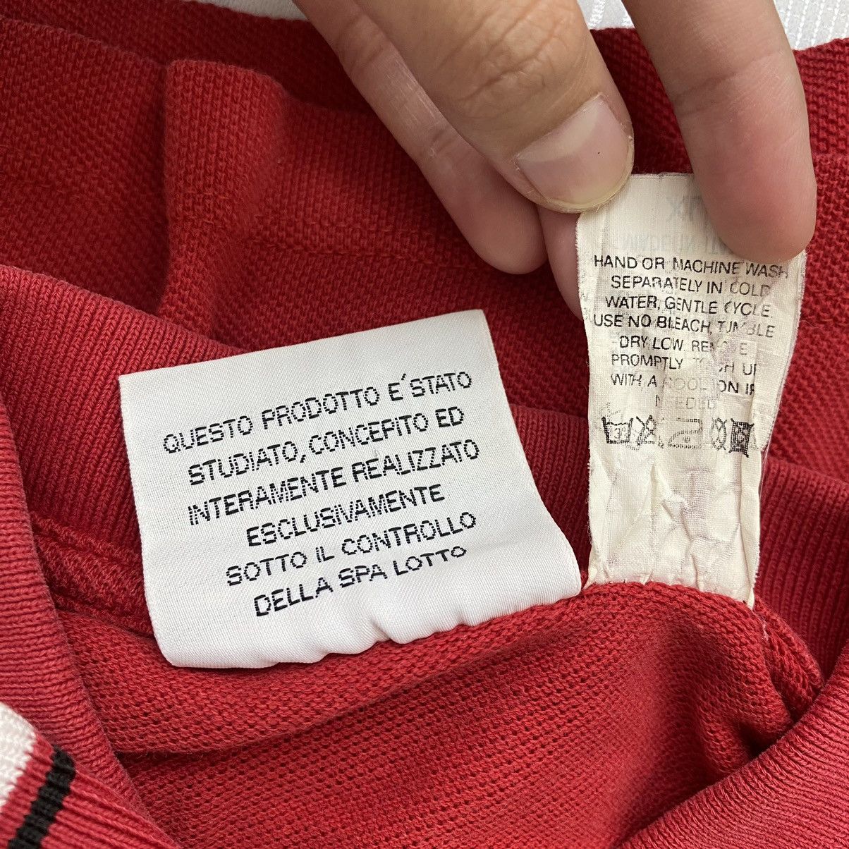 Lotto Sport Vintage 1994 LOTTO x AC MILAN Opel Football Polo Collar Size US XL / EU 56 / 4 - 5 Thumbnail