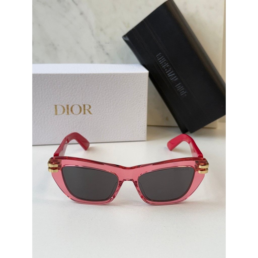 Dior NEW Dior CDior B2U Cat Eye Sunglasses in Pink Red Size ONE SIZE - 4 Thumbnail