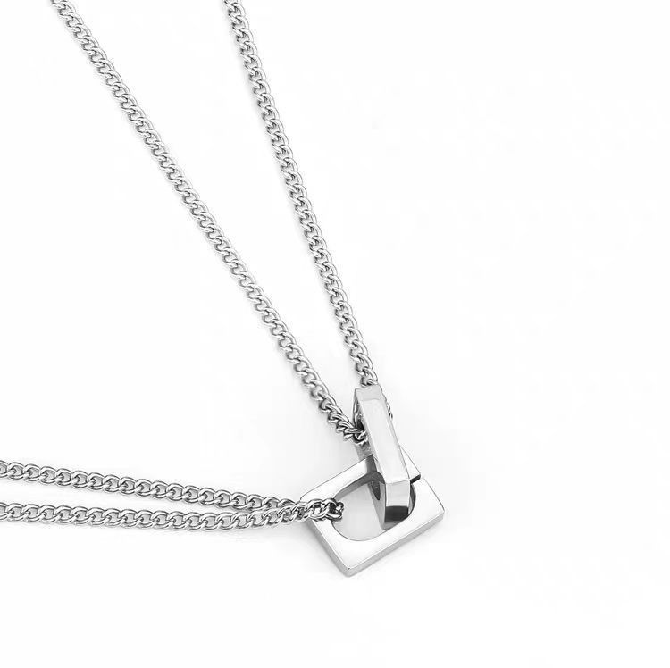 Jewelry Titanium Steel Polishing Necklace Size ONE SIZE - 3 Thumbnail