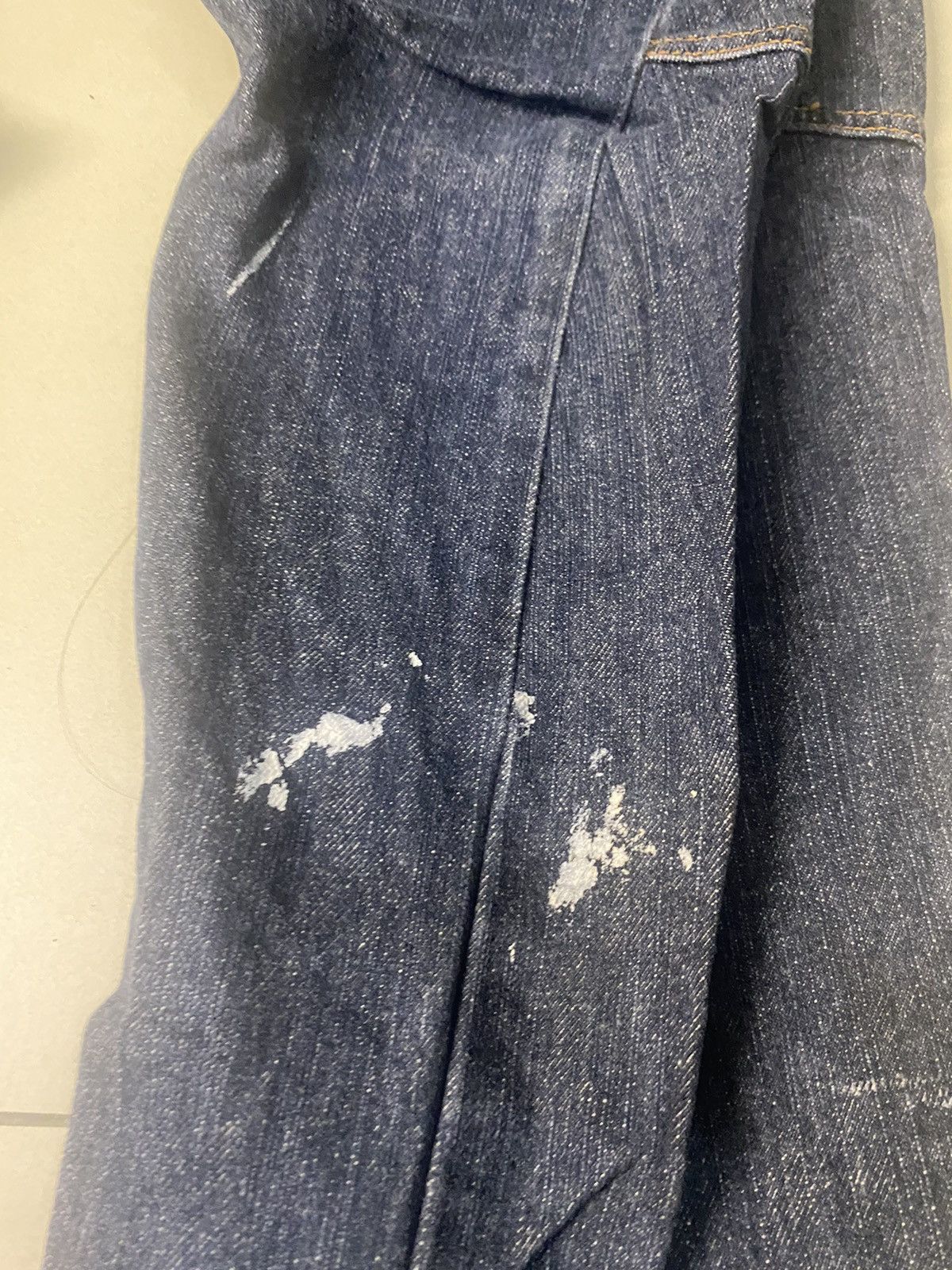 Japanese Brand × Vintage Vintage NYLAUS Double Waist Denim Size US 32 / EU 48 - 3 Thumbnail