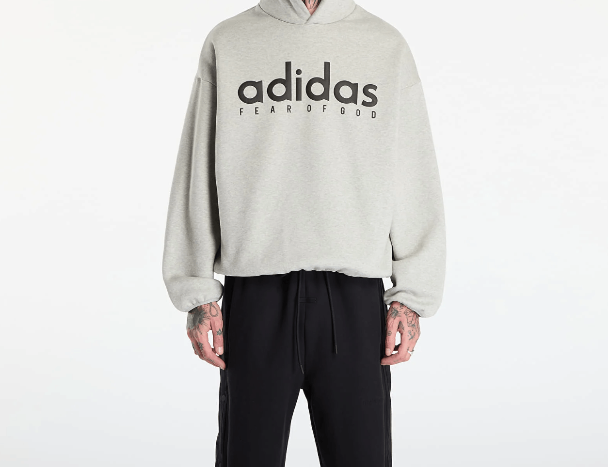 Adidas × Fear of God Fear Of God Athletics Cotton Fleece Hoodie Grey Heather S Size US S / EU 44-46 / 1 - 1 Thumbnail