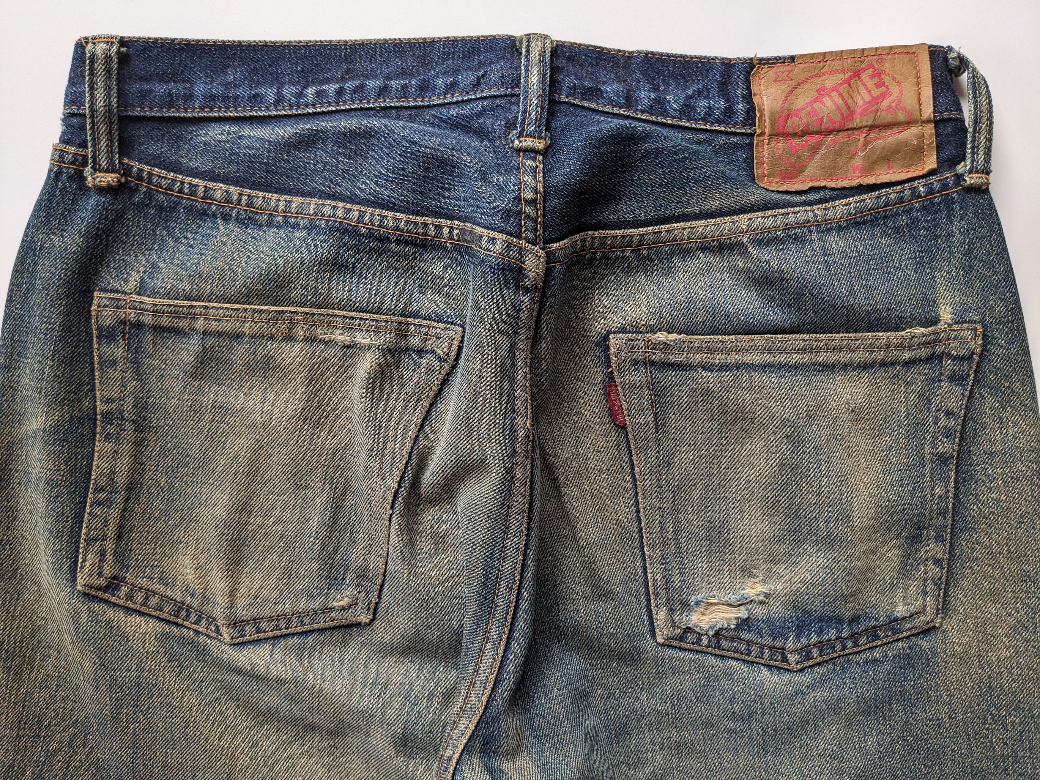 Denime Denime rusty patchwork selvedge distresses jeans Size US 32 / EU 48 - 8 Thumbnail