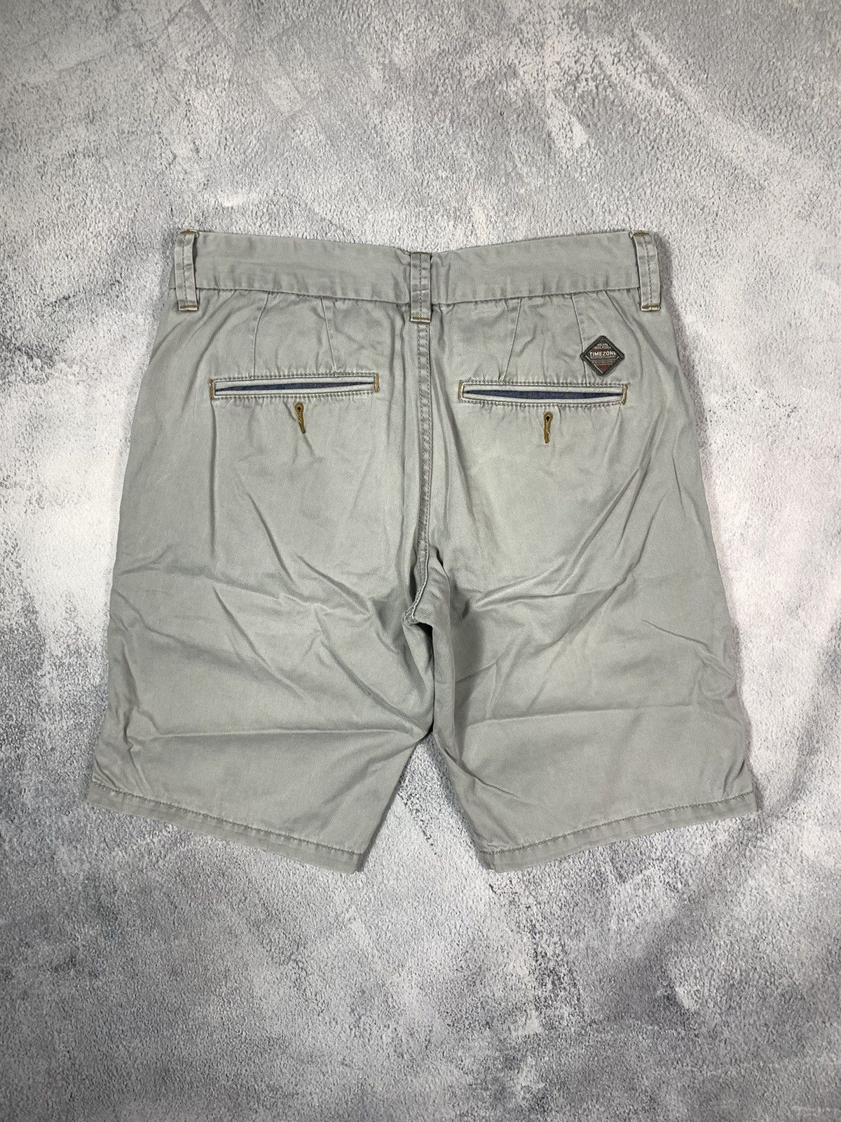 Japanese Brand × Vintage Vintage Y2K Timezone distressed shorts streetwear style 31 Size US 31 - 5 Thumbnail