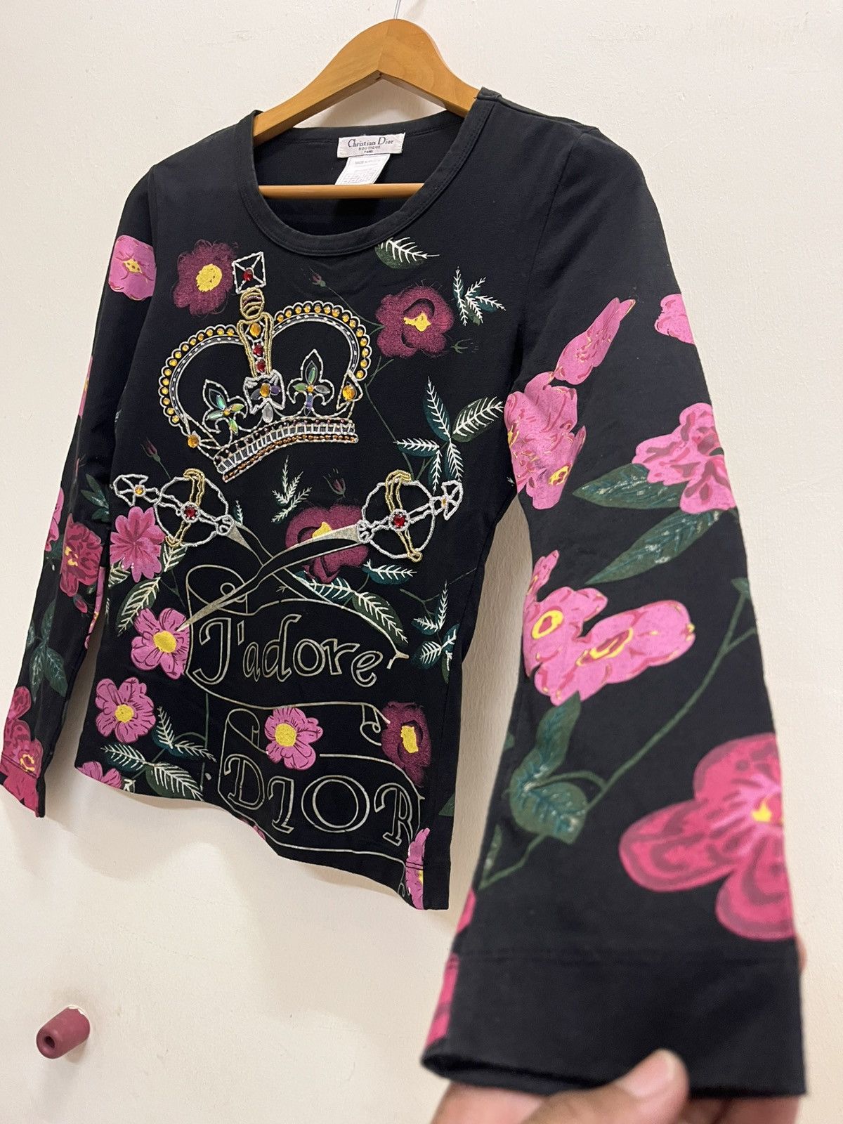 Christian Dior Monsieur Vintage Christian Dior Fullprint Shirt Size M / US 6-8 / IT 42-44 - 10 Thumbnail