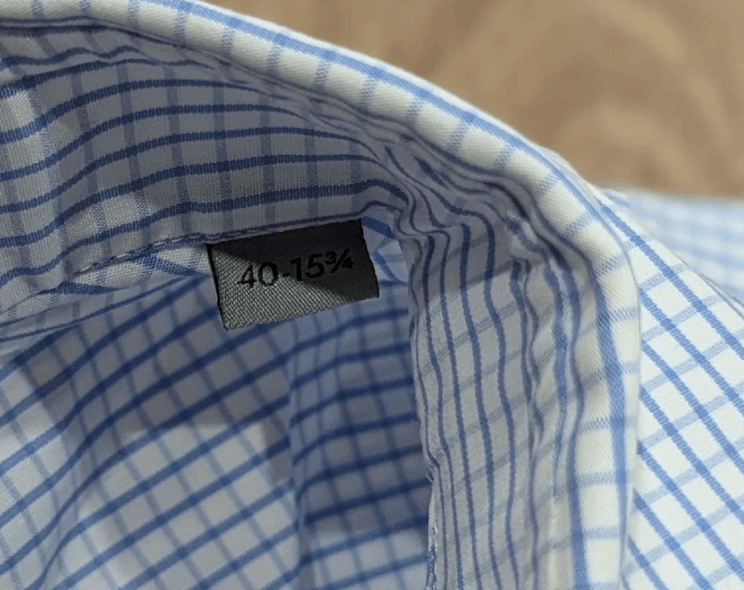 Canali CANALI Grid Cotton Dress Shirt Light Blue 40 US 15.75 Size US M / EU 48-50 / 2 - 3 Thumbnail