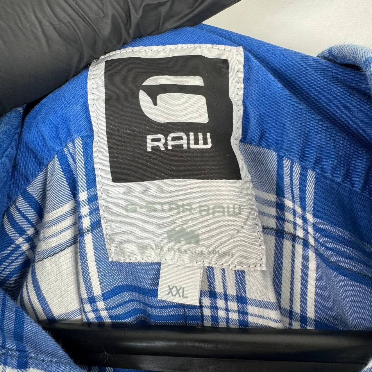 G-Star G-Star RAW Blue Plaid Short Sleeve Check Button Up XXL Size US XXL / EU 58 / 5 - 4 Thumbnail