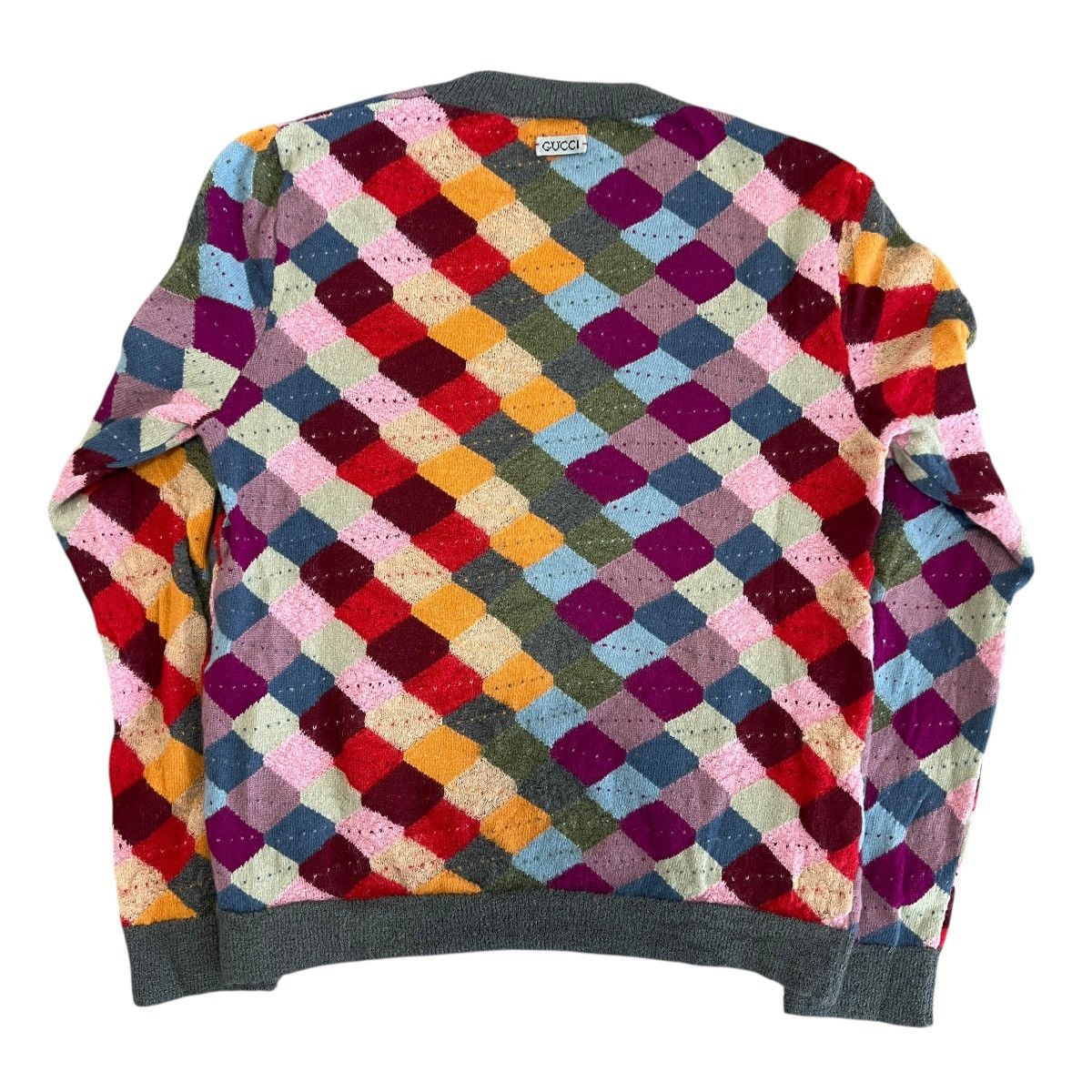 Gucci Gucci by Alessandro Michele Multi-Color Jacquard Wool Knit M Size US M / EU 48-50 / 2 - 6 Thumbnail