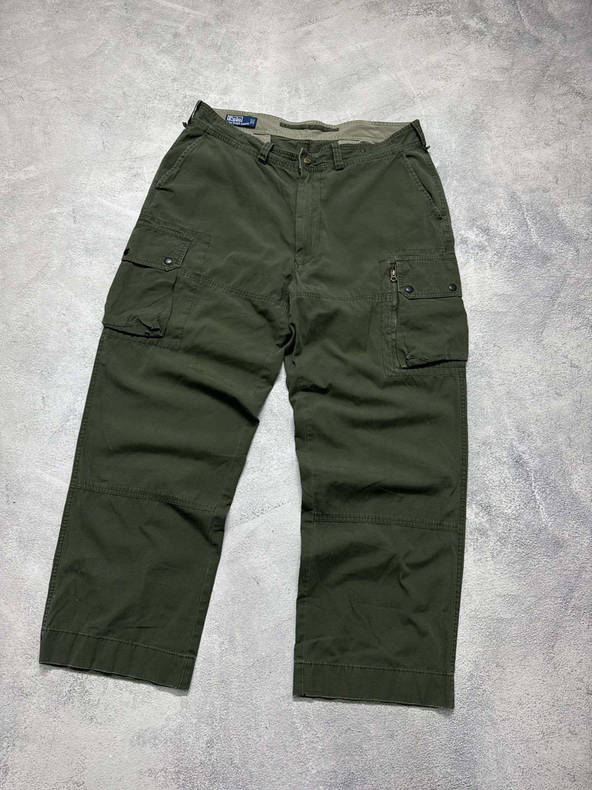 Polo Ralph Lauren Vintage Y2k Cargo Pocket Pants Polo by Ralph Lauren 00’s Size US 40 / EU 56 - 4 Thumbnail