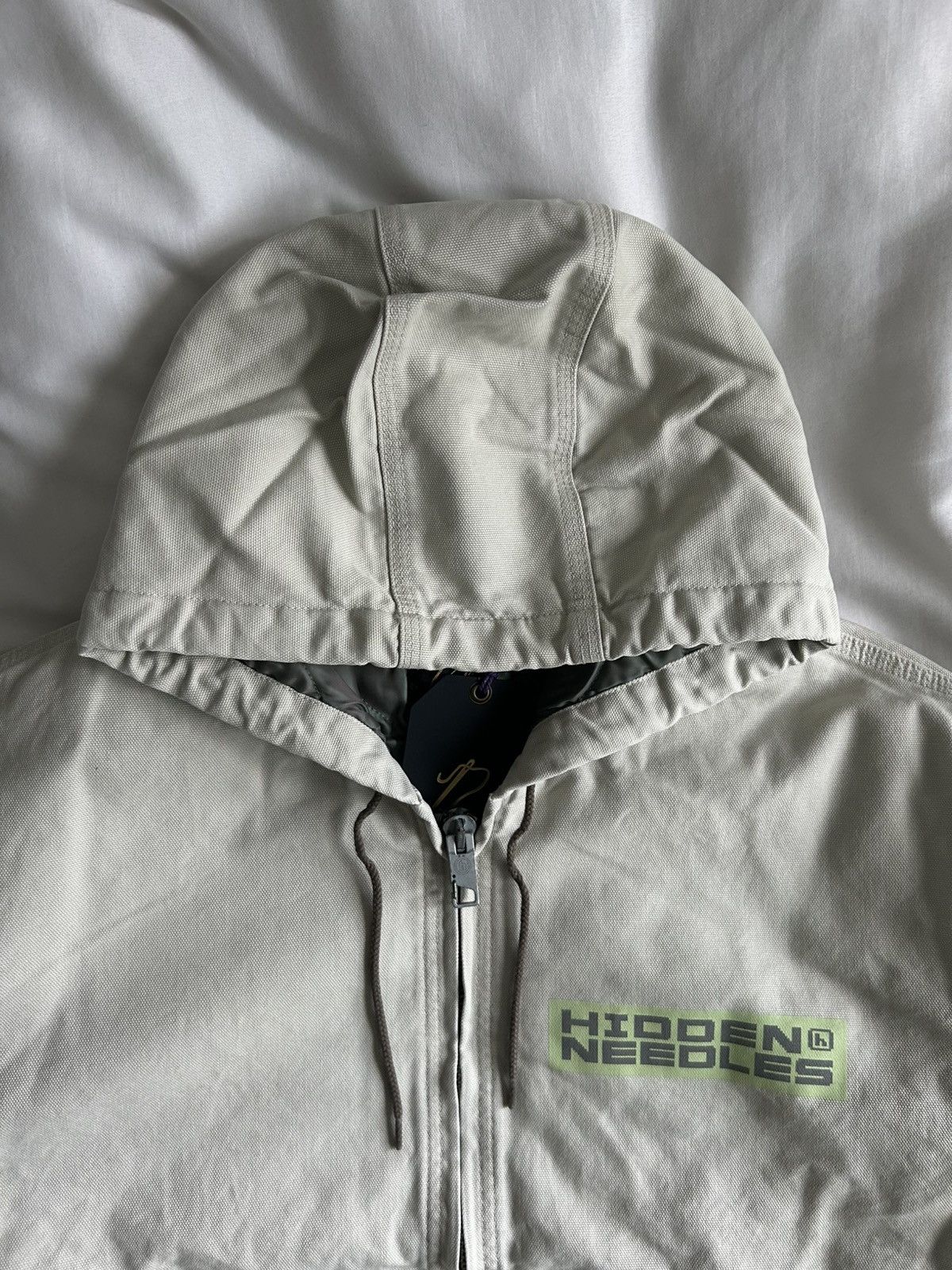 HIDDEN × Needles Needles Hidden NY Zipped Work Hoodie Jacket Butterfly Japan Size US S / EU 44-46 / 1 - 2 Thumbnail