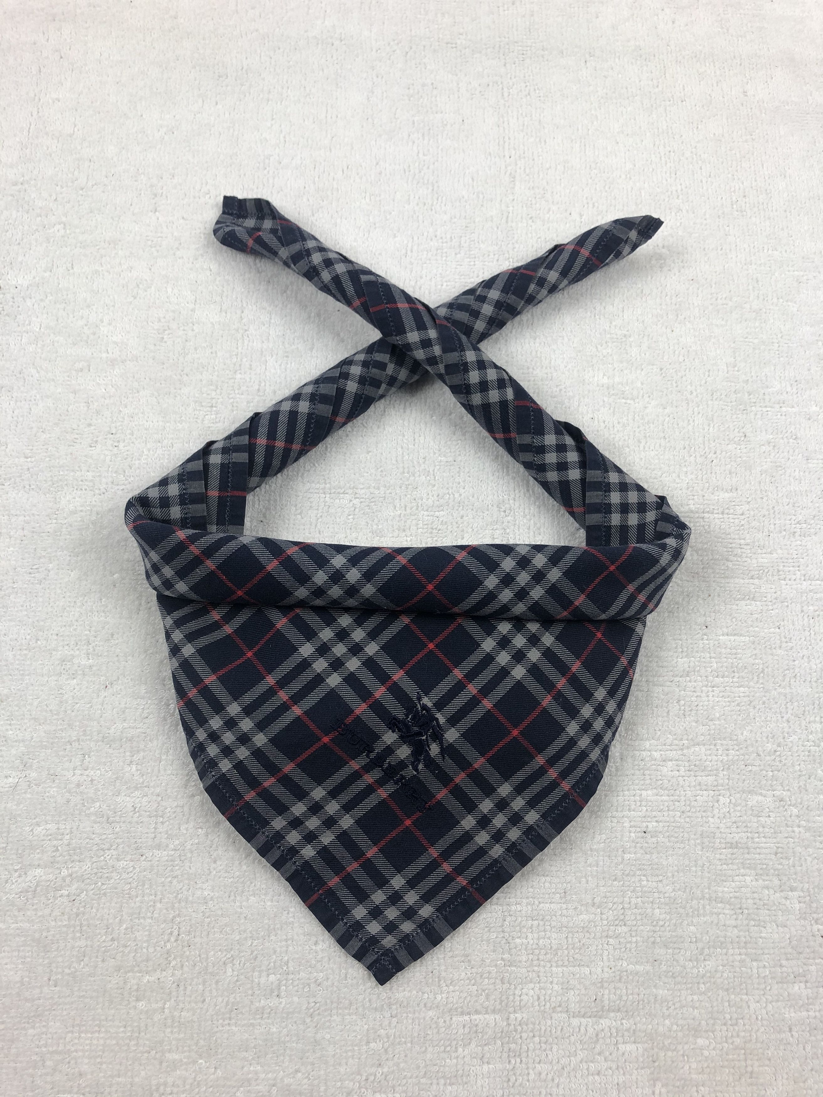 Vintage Burberry Handkerchief / Bandana / Neckerchief