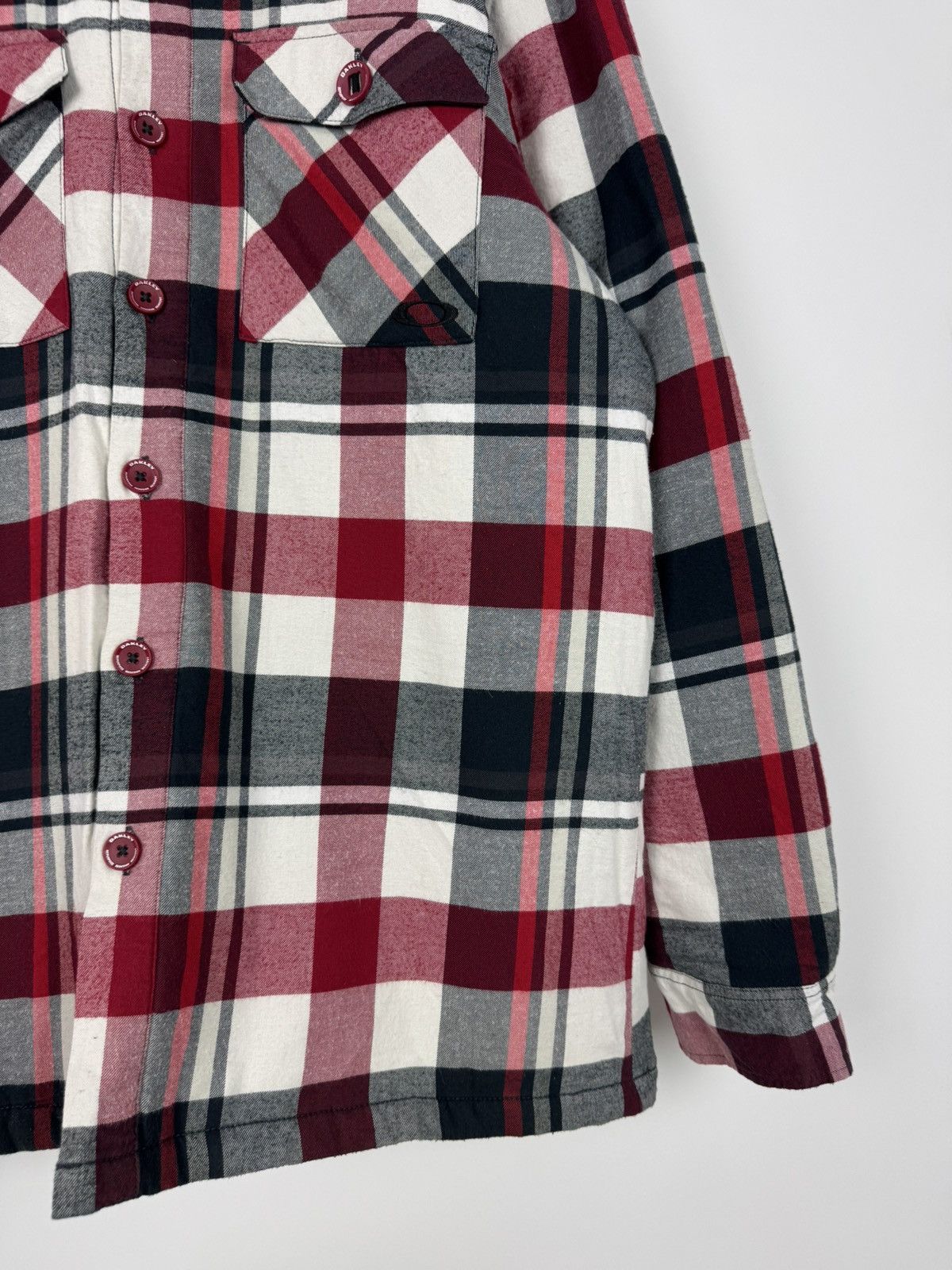 Oakley Oakley Quilted Flannel Overshirt Jacket Size US XL / EU 56 / 4 - 9 Thumbnail