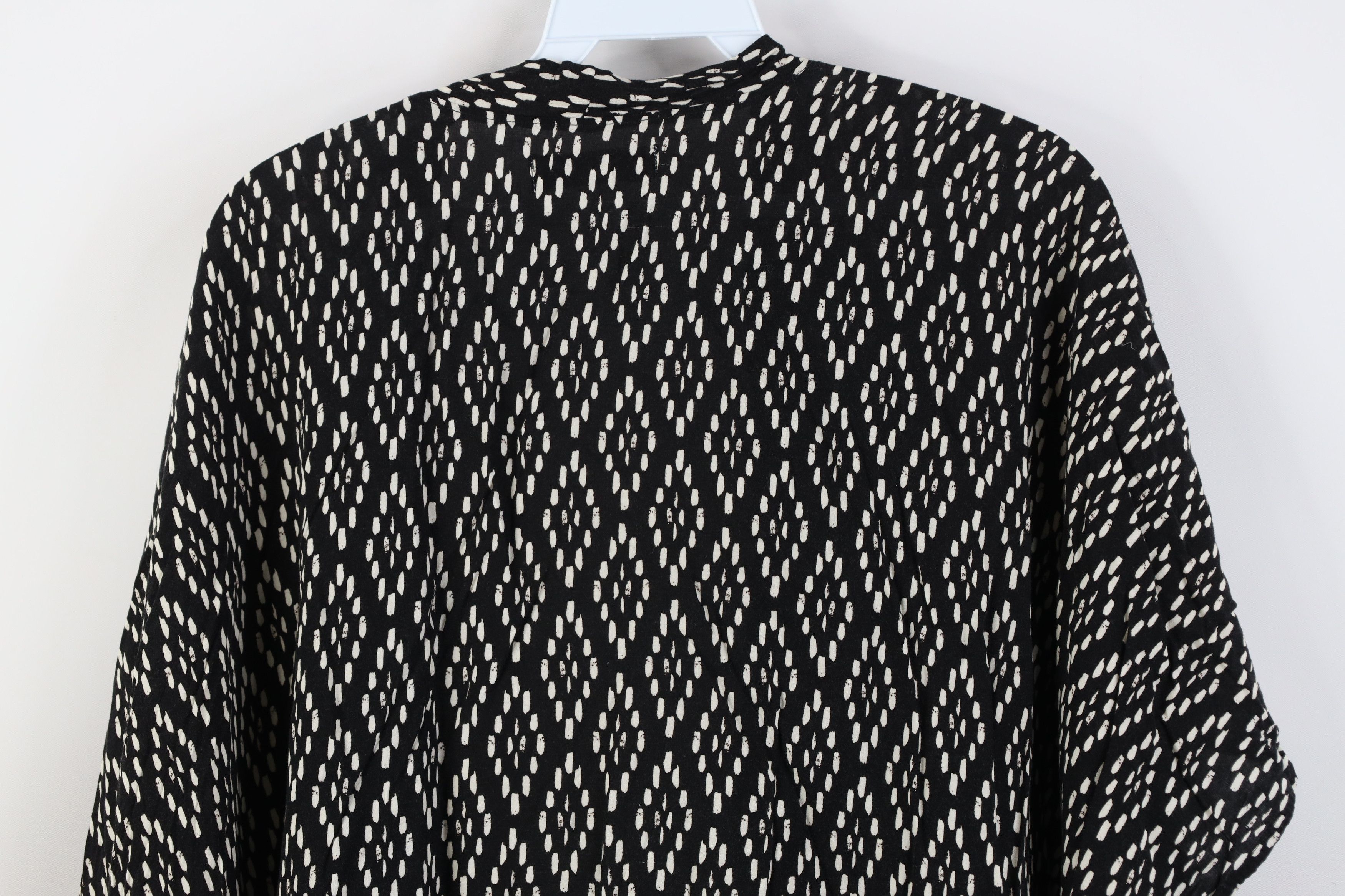 Abercrombie & Fitch Vintage 90s Y2K Abercrombie & Fitch Fringed Piano Shawl Cape Size ONE SIZE - 14 Thumbnail