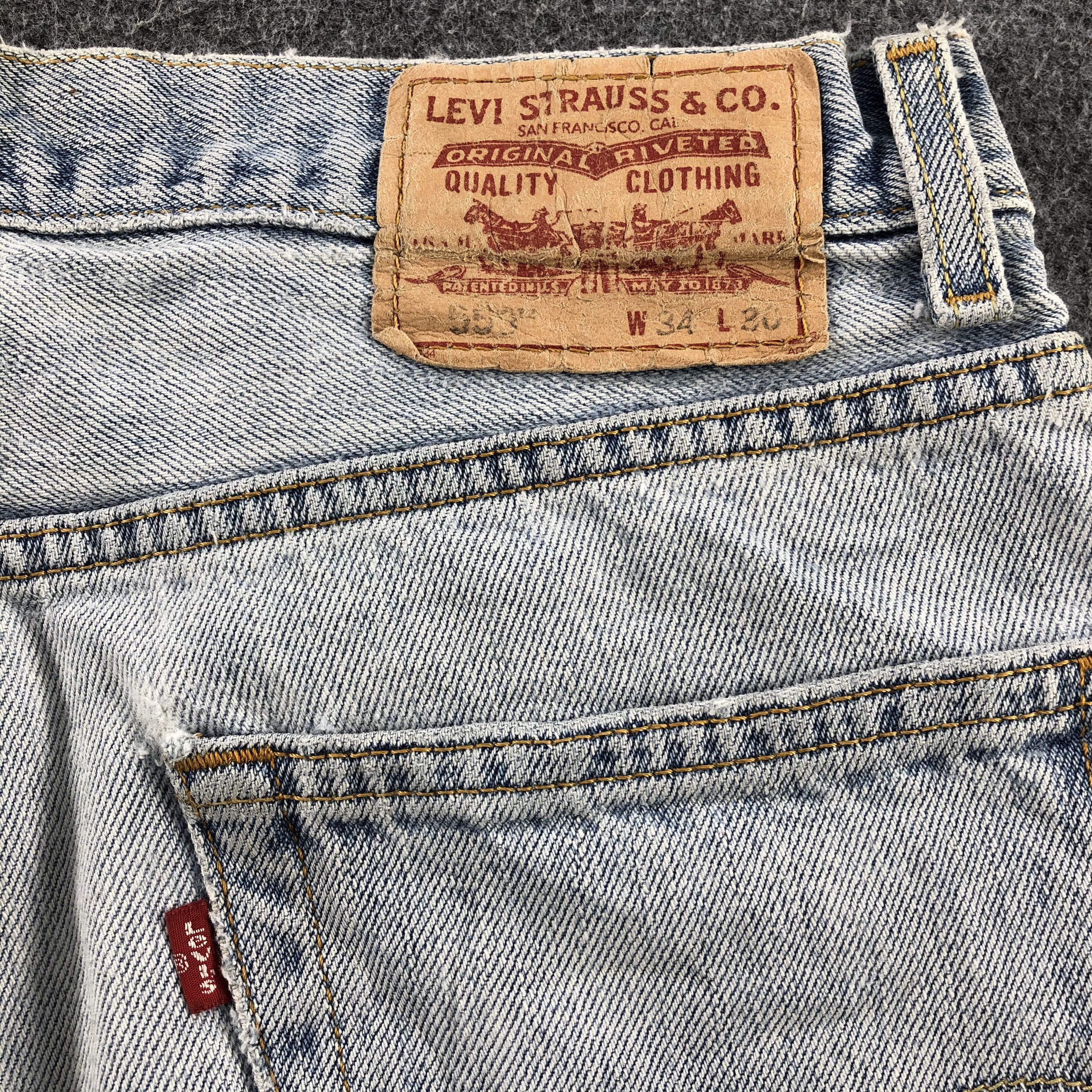 Levi's Light Wash Vintage Levis 550 Jeans-J1132 Size US 33 - 5 Thumbnail