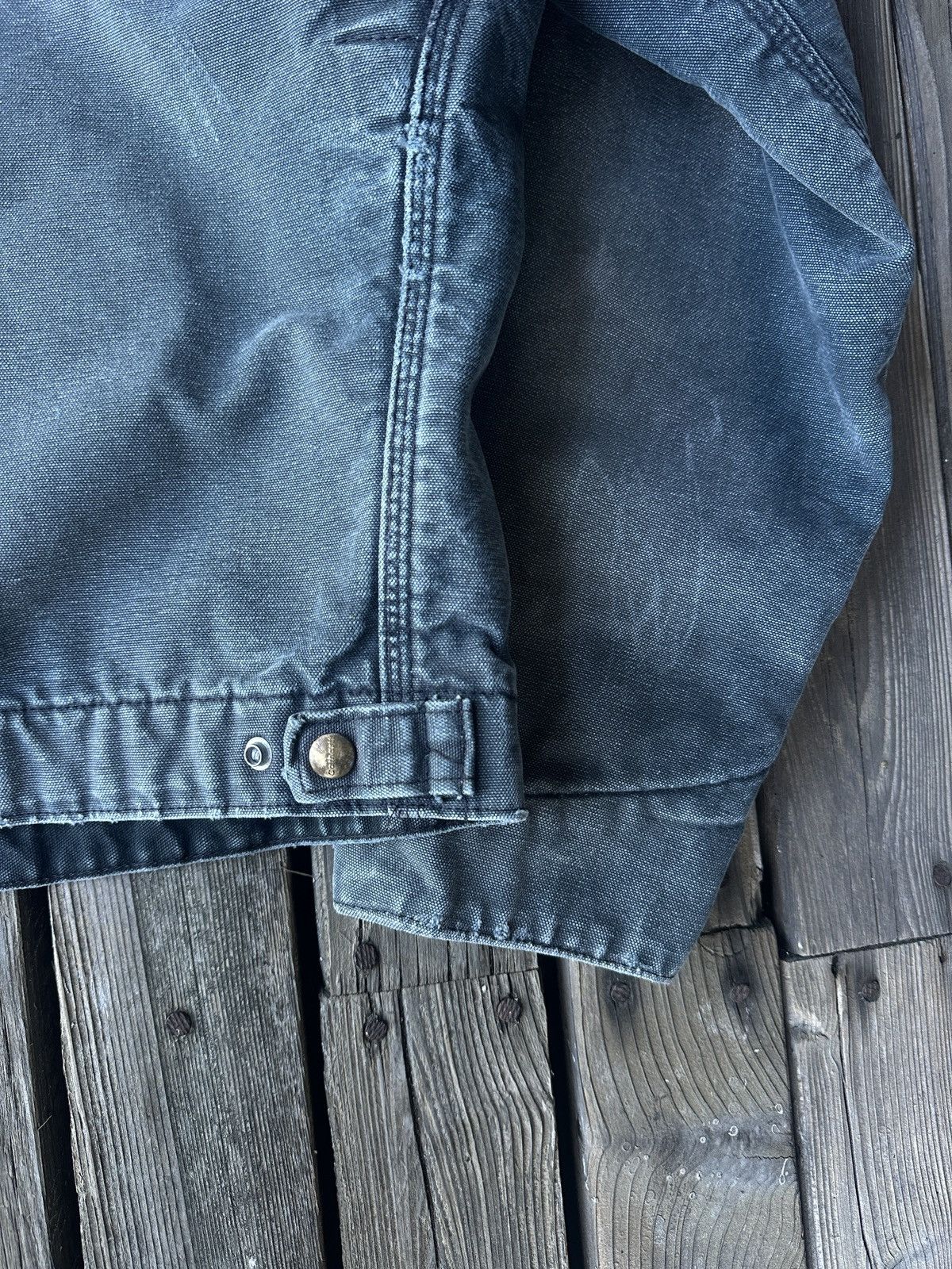 Carhartt CRAZY Faded Vintage Carhartt J01 BLK Black Detroit Jacket Size US XL / EU 56 / 4 - 8 Thumbnail
