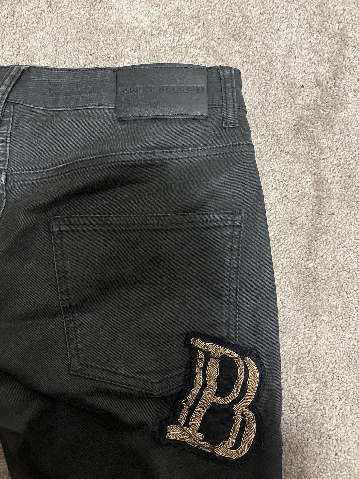 Pierre Balmain Pierre Balmain Biker Jeans Size US 31 - 3 Thumbnail