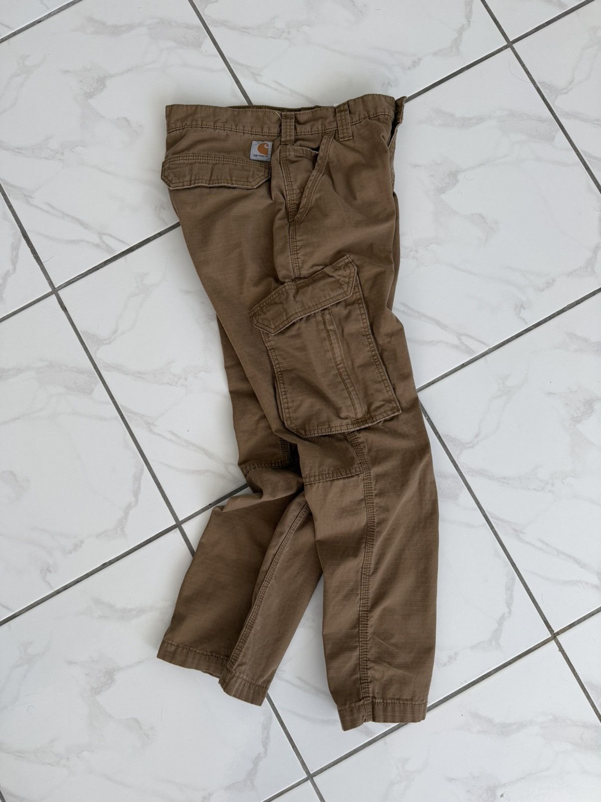 Carhartt Vintage Carhartt Cargo Pants in Brown Size US 28 / EU 44 - 4 Thumbnail