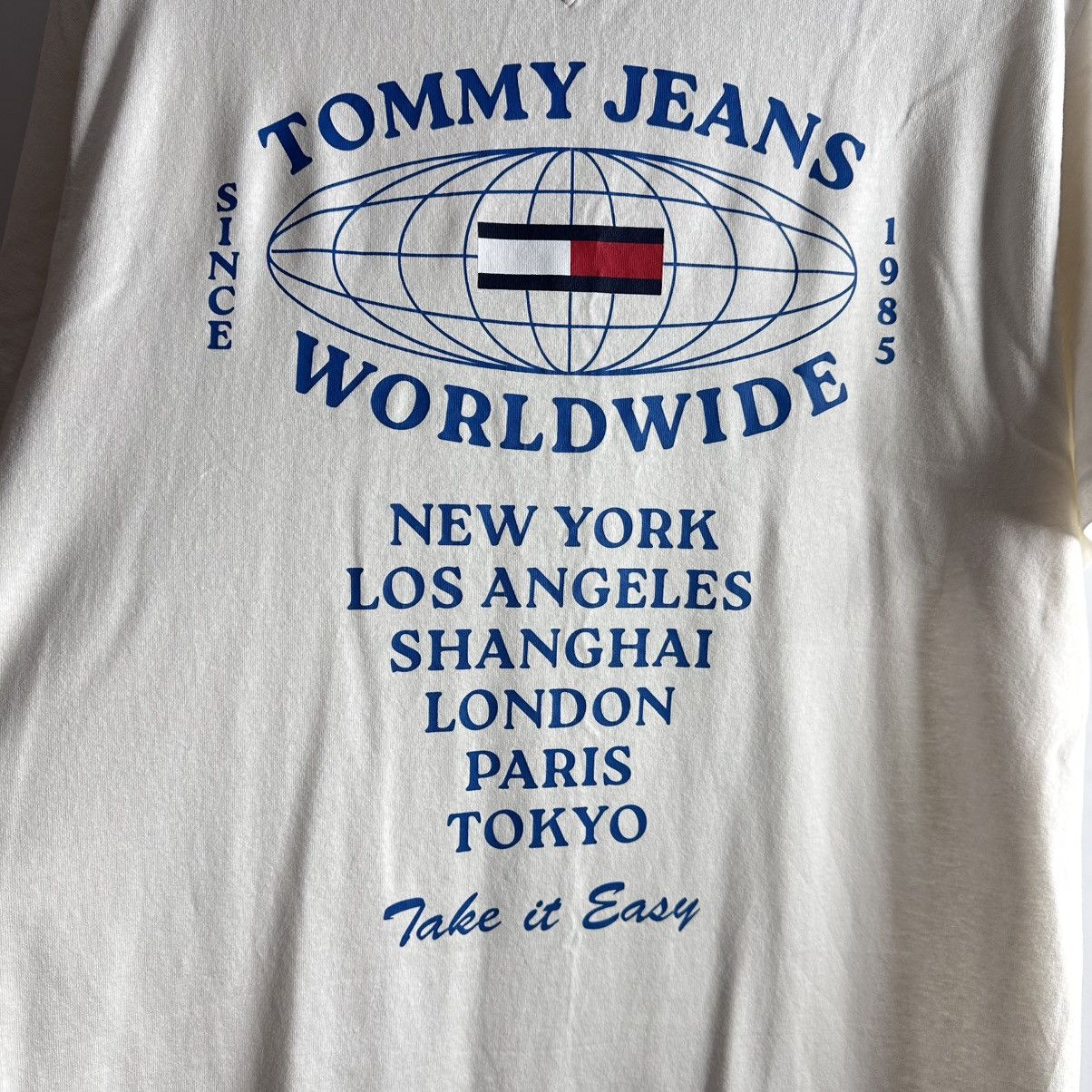 Tommy Hilfiger × Tommy Jeans Tommy Hilfiger Jeans T-shirt Worldwide Tokio NY Stussy Style Size US XL / EU 56 / 4 - 2 Thumbnail