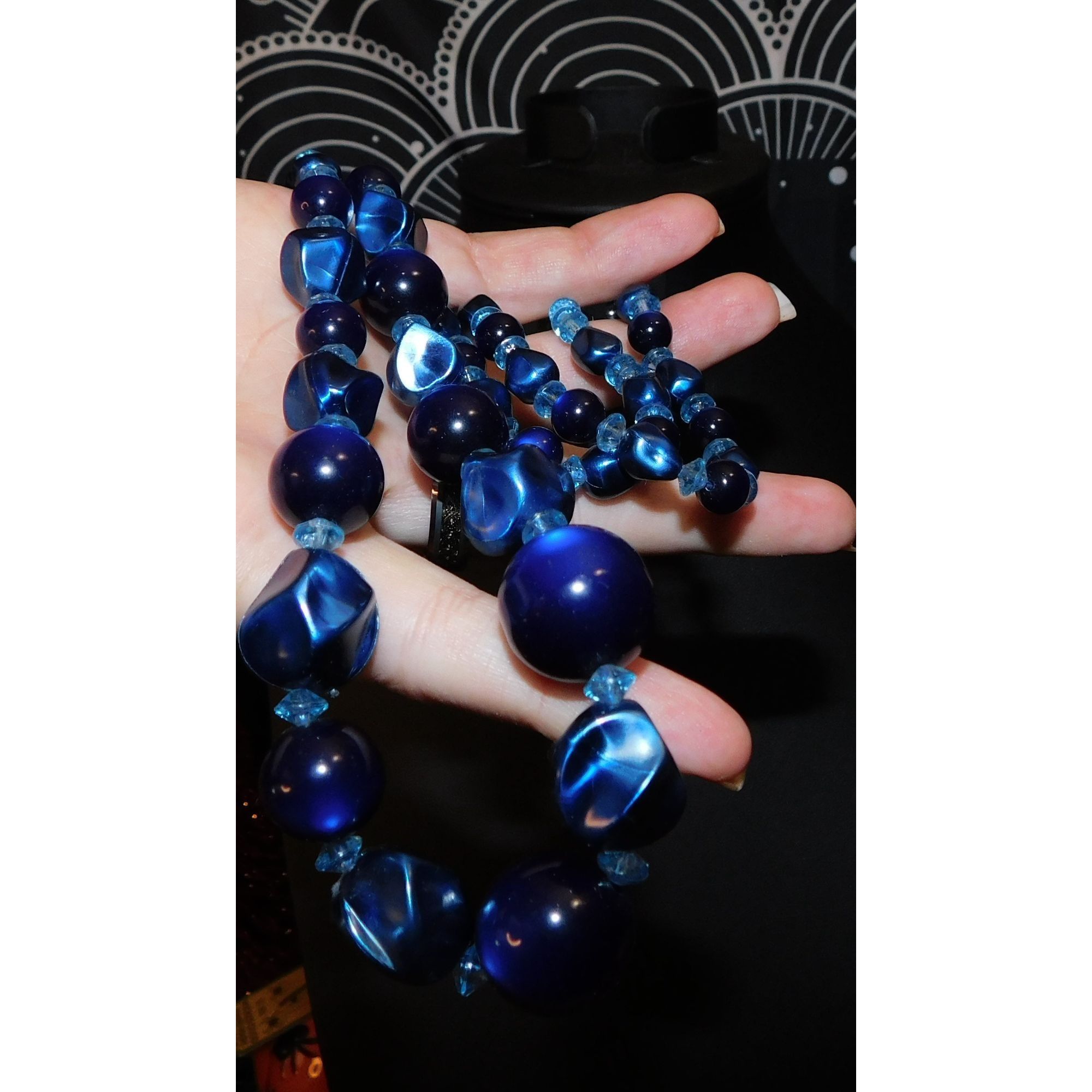 Other Mystical Mermaidcore Blue Beaded Necklace Size ONE SIZE - 5 Thumbnail