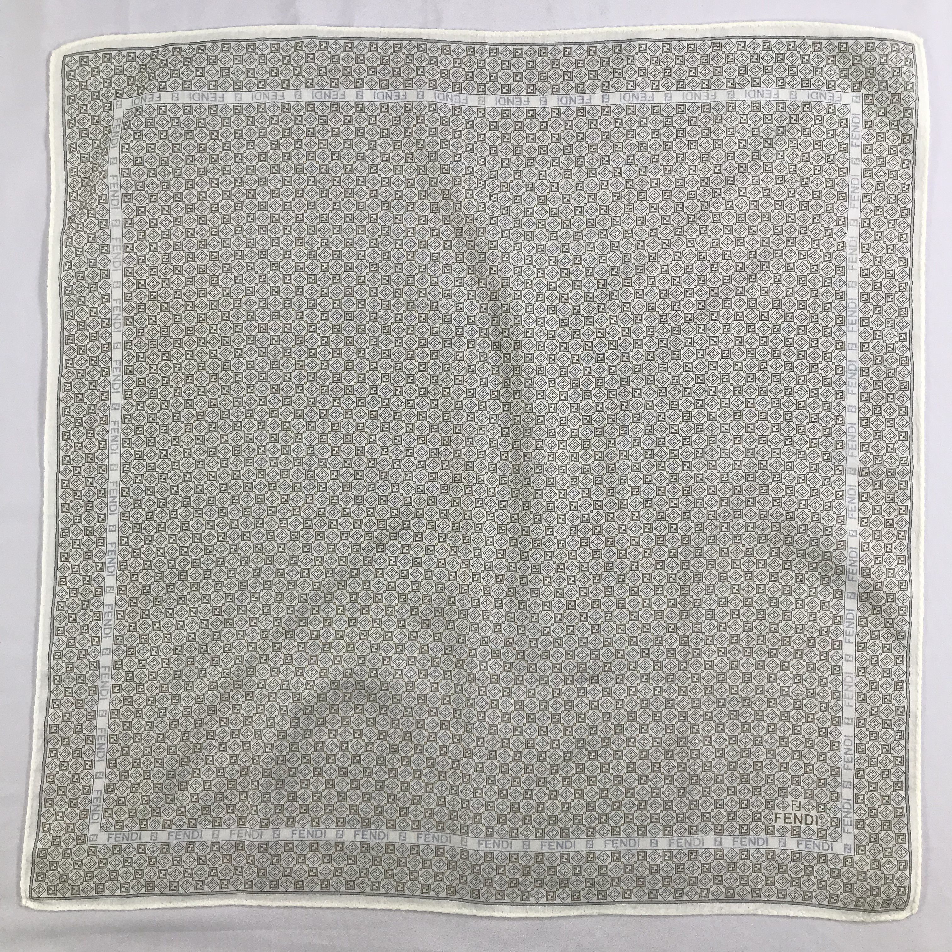 Vintage Vintage Fendi Bandana / Handkerchief / Neckerchief -S2624 Size ONE SIZE - 1 Thumbnail