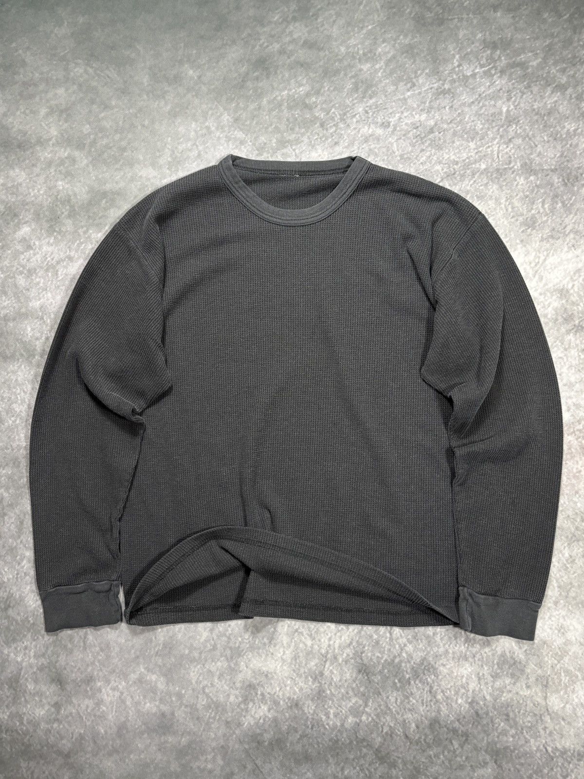 Vintage Blank Vintage Thermal Longsleeve Shirt 1990s 80s USA Waffle Size US M / EU 48-50 / 2 - 2 Thumbnail