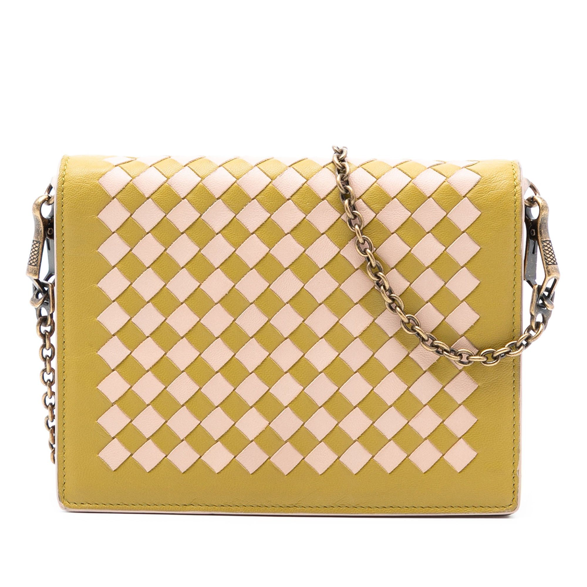 Bottega Veneta Nappa Intrecciato Wallet on Chain Size ONE SIZE - 1 Thumbnail