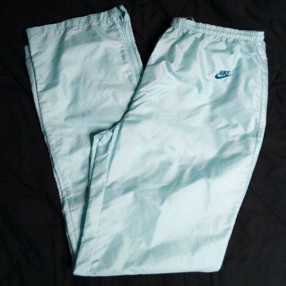Nike Vintage 70s Nike Wind Pants Joggers Trainers Light Blue Size 32" / US 10 / IT 46 - 1 Thumbnail