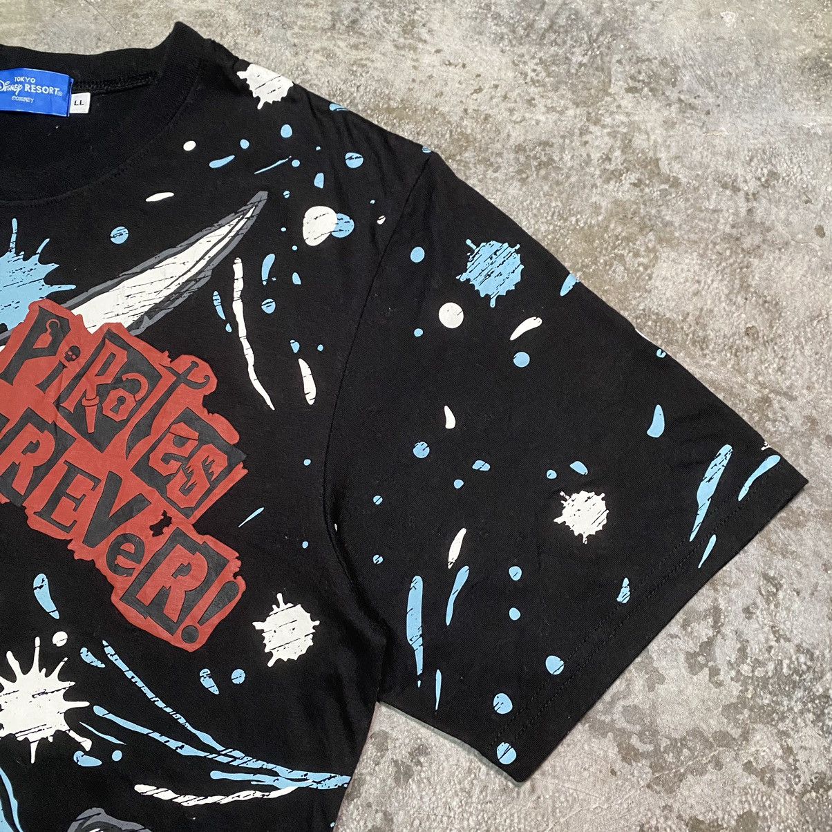 Disney CRAZY MICKEY MOUSE PIRATES SUMMER OVERPRINT CARTOON T SHIRT Size US L / EU 52-54 / 3 - 6 Thumbnail