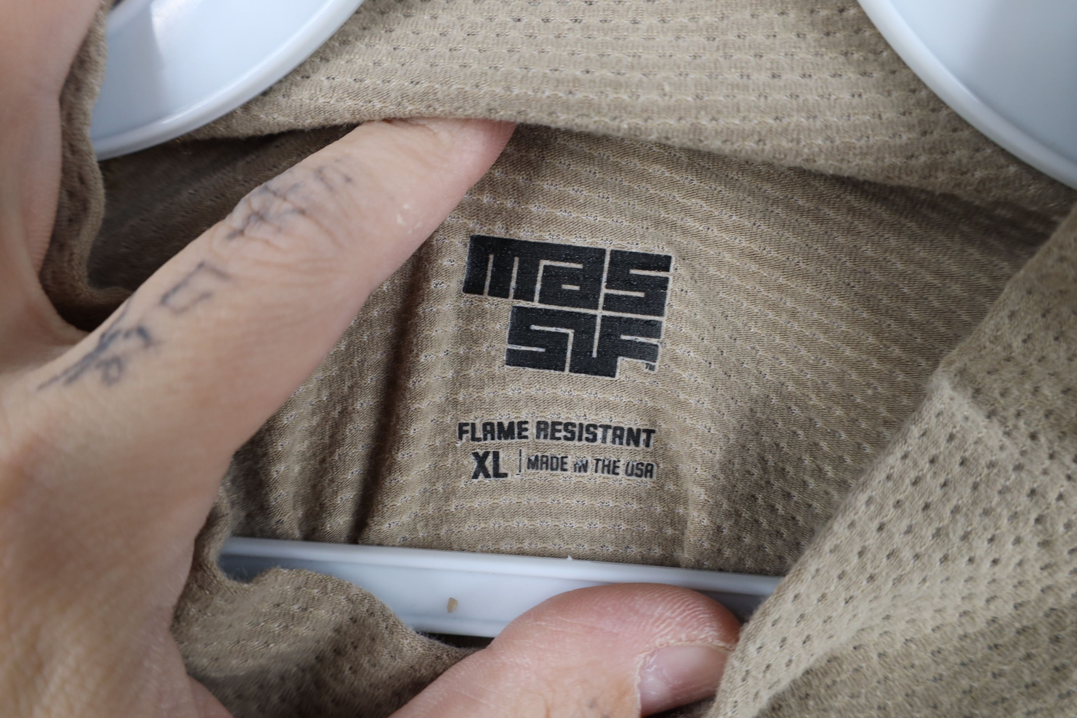 Massif Massif Camouflage Flame Resistant Navy Combat Uniform Shirt Size US XL / EU 56 / 4 - 10 Thumbnail