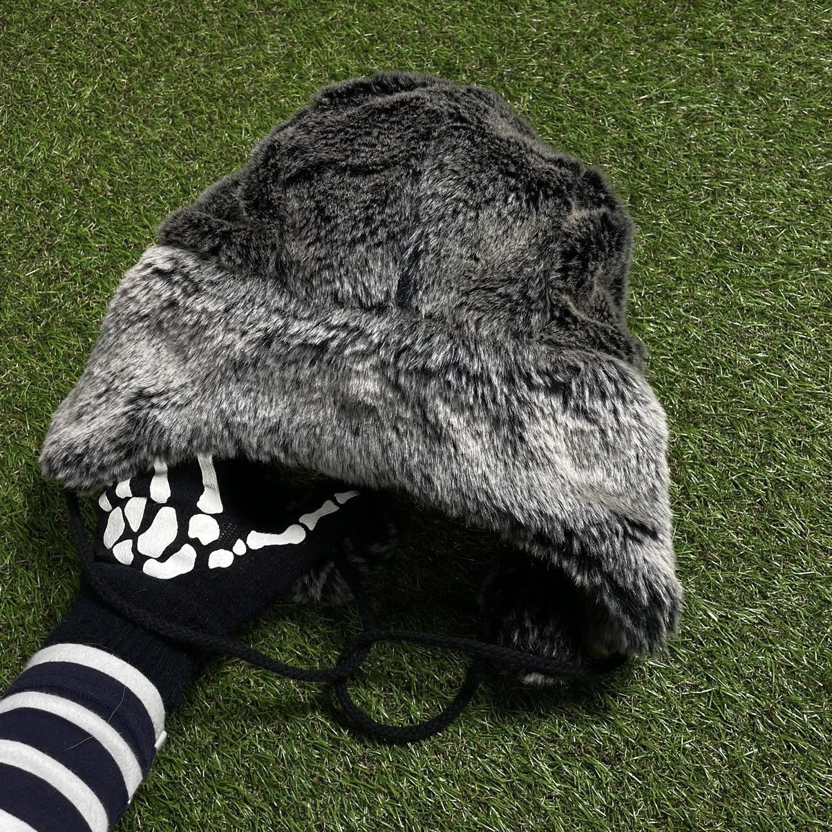 Vintage Vintage Y2K Fuzzy Ushanka Beanie Alt Grunge Slim Washed OS Size ONE SIZE - 2 Thumbnail